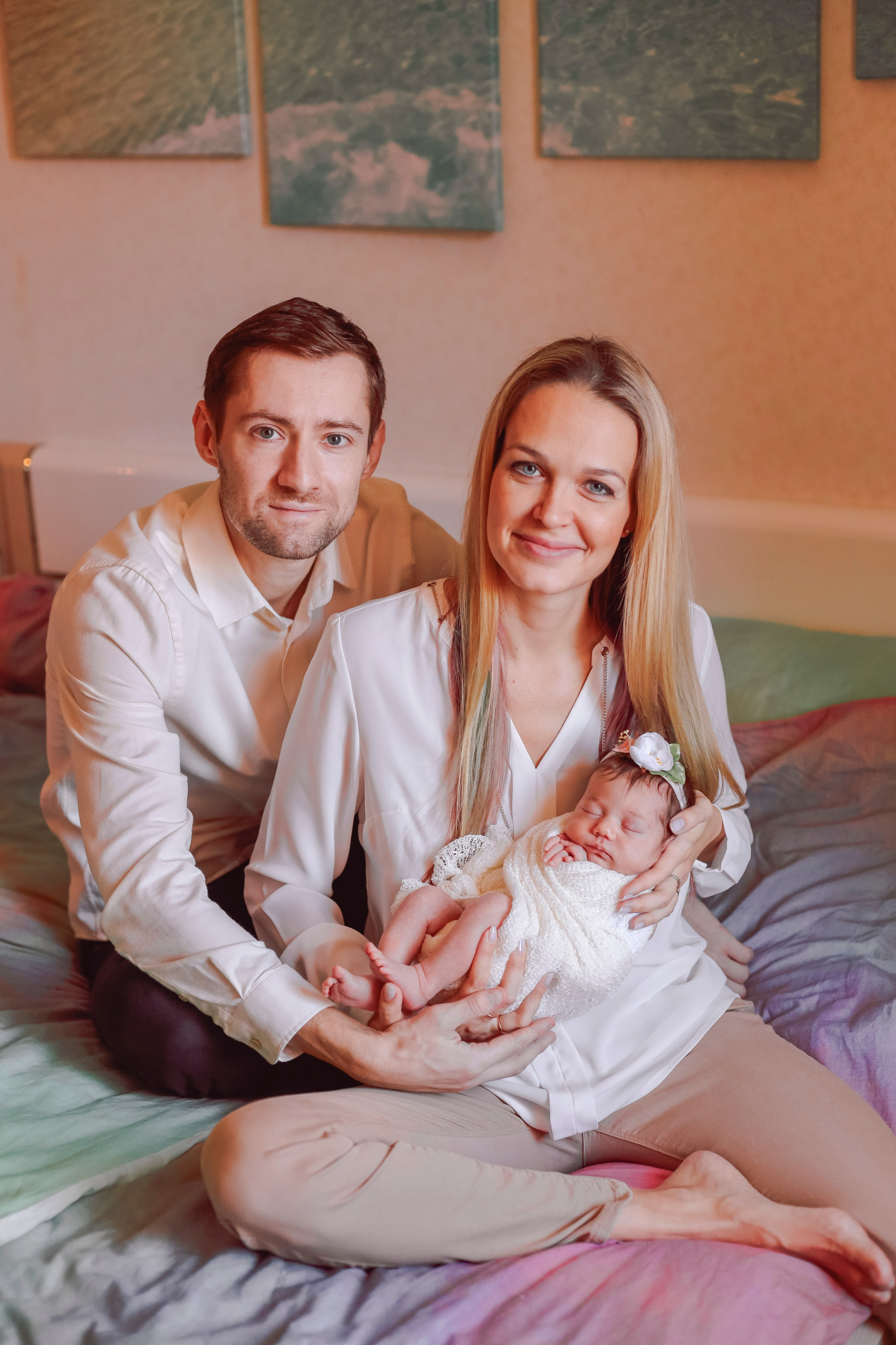 Семья Алины. Семейный фотограф и фотограф новорожденных в Санкт-Петербурге Алина Фе