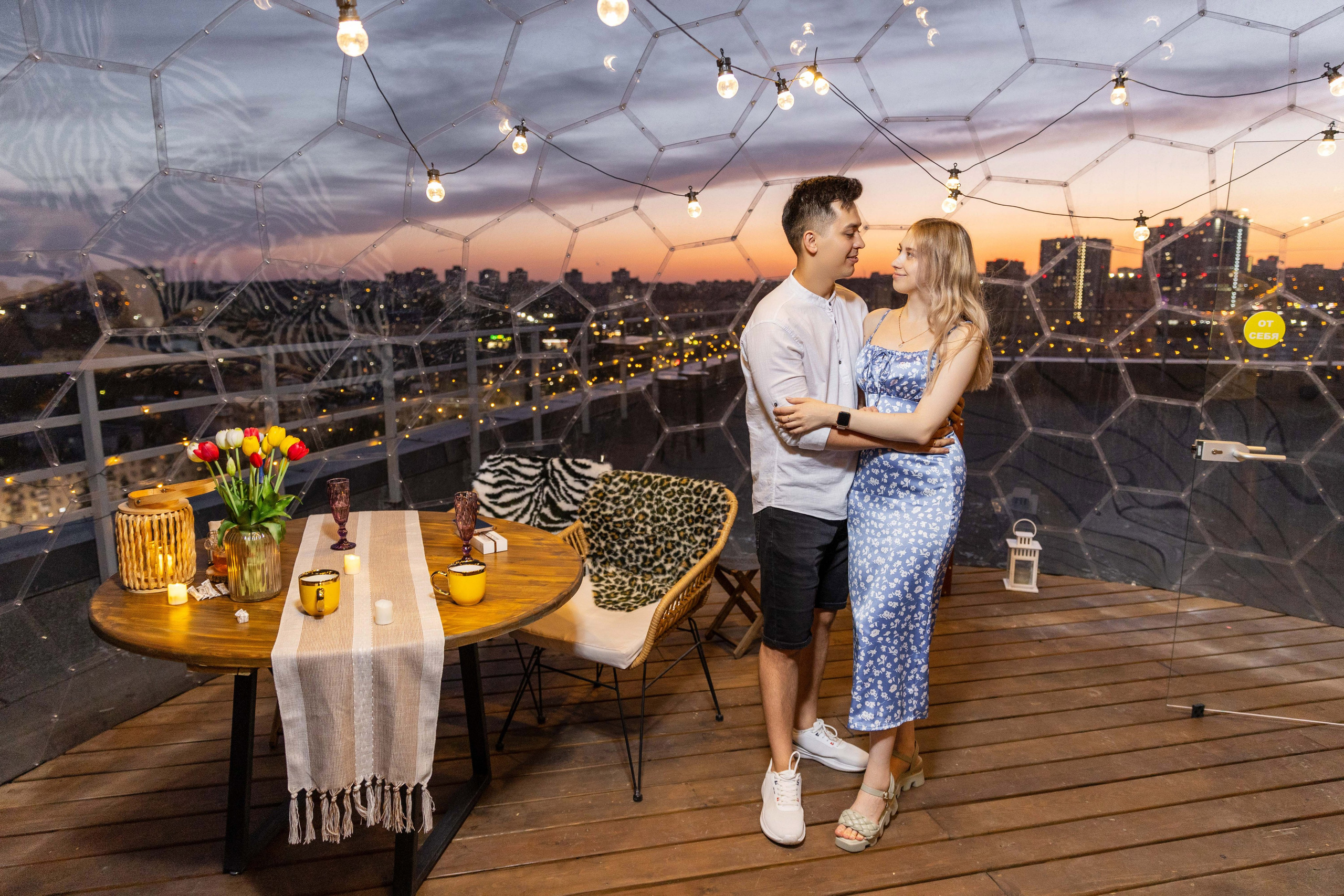 Свидание на крыше. Фотограф Вадим Казусь