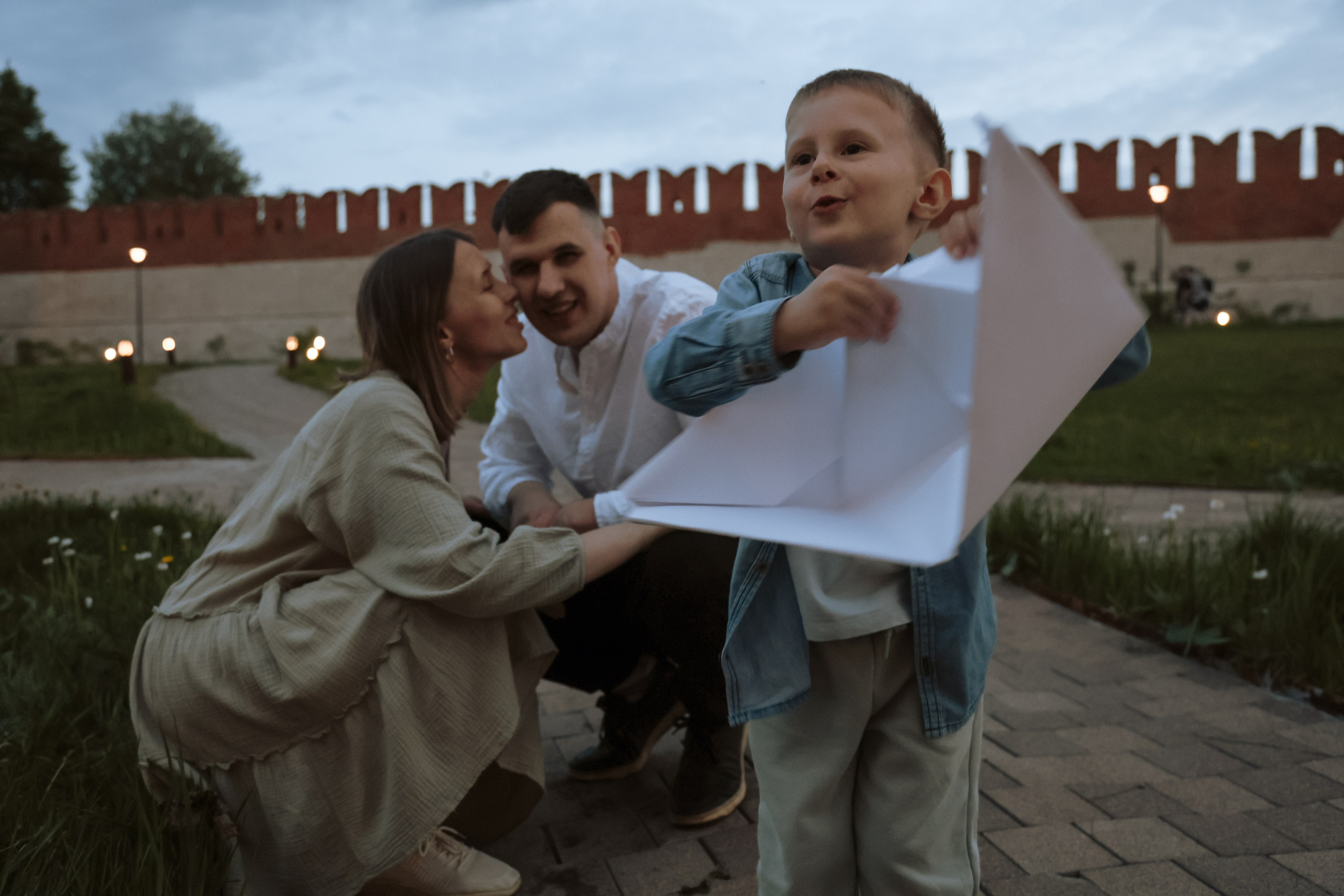 Семейная фотосессия в парке. Фотограф в Санкт-Петербурге Валерия Закатеева