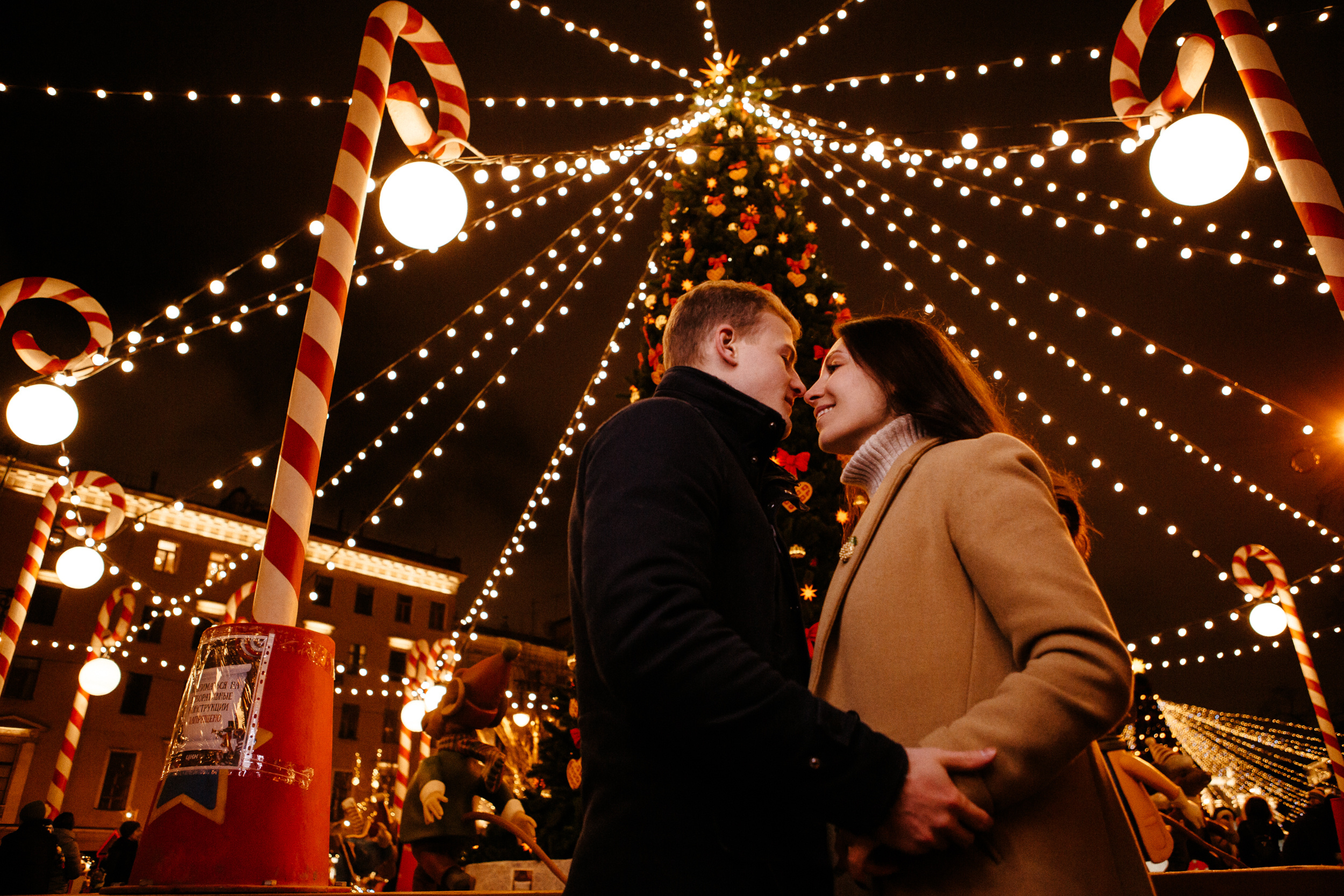 Зимняя Love Story. Hochzeitsfotografin Galina Bikowez