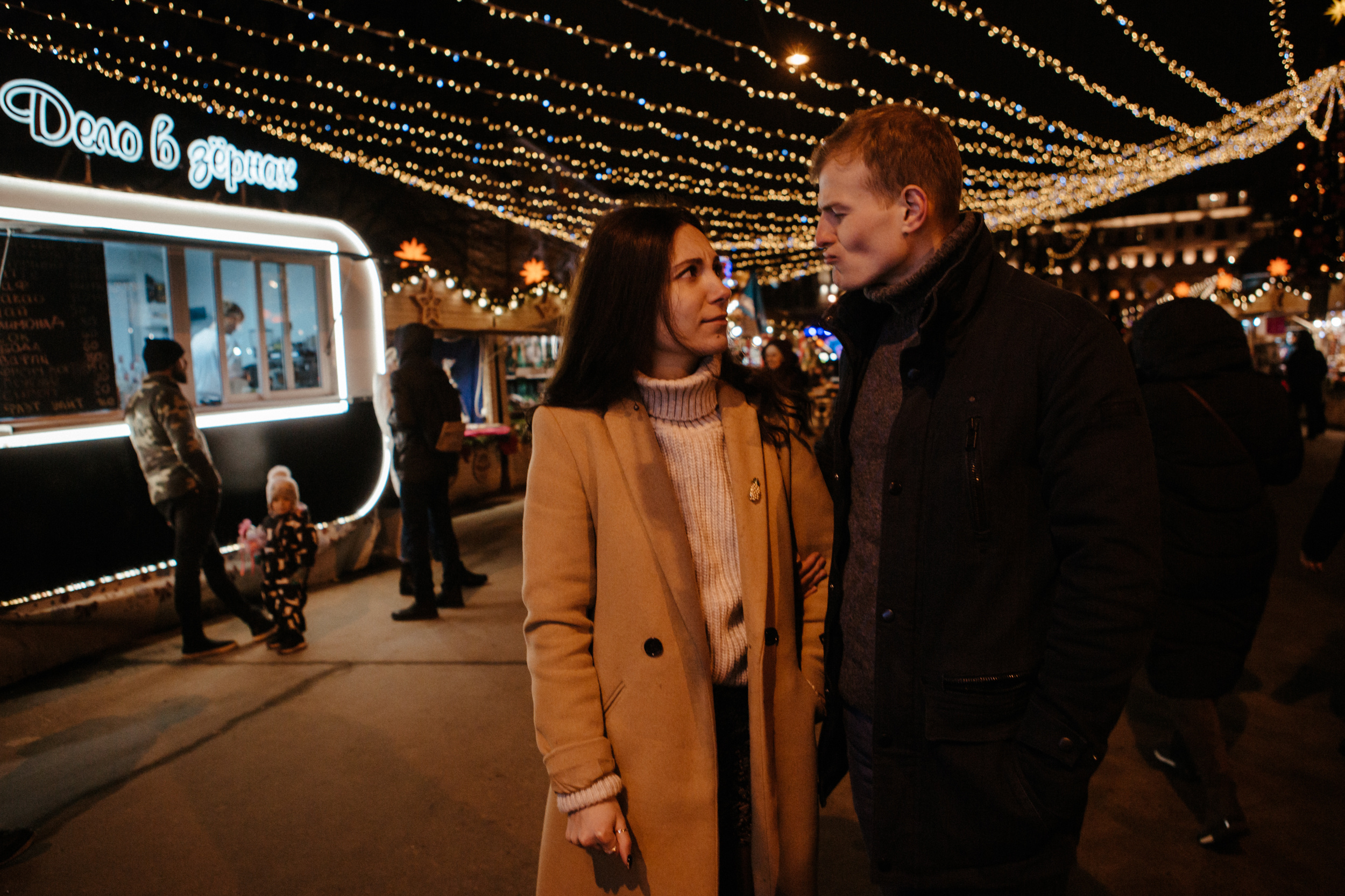 Зимняя Love Story. Hochzeitsfotografin Galina Bikowez