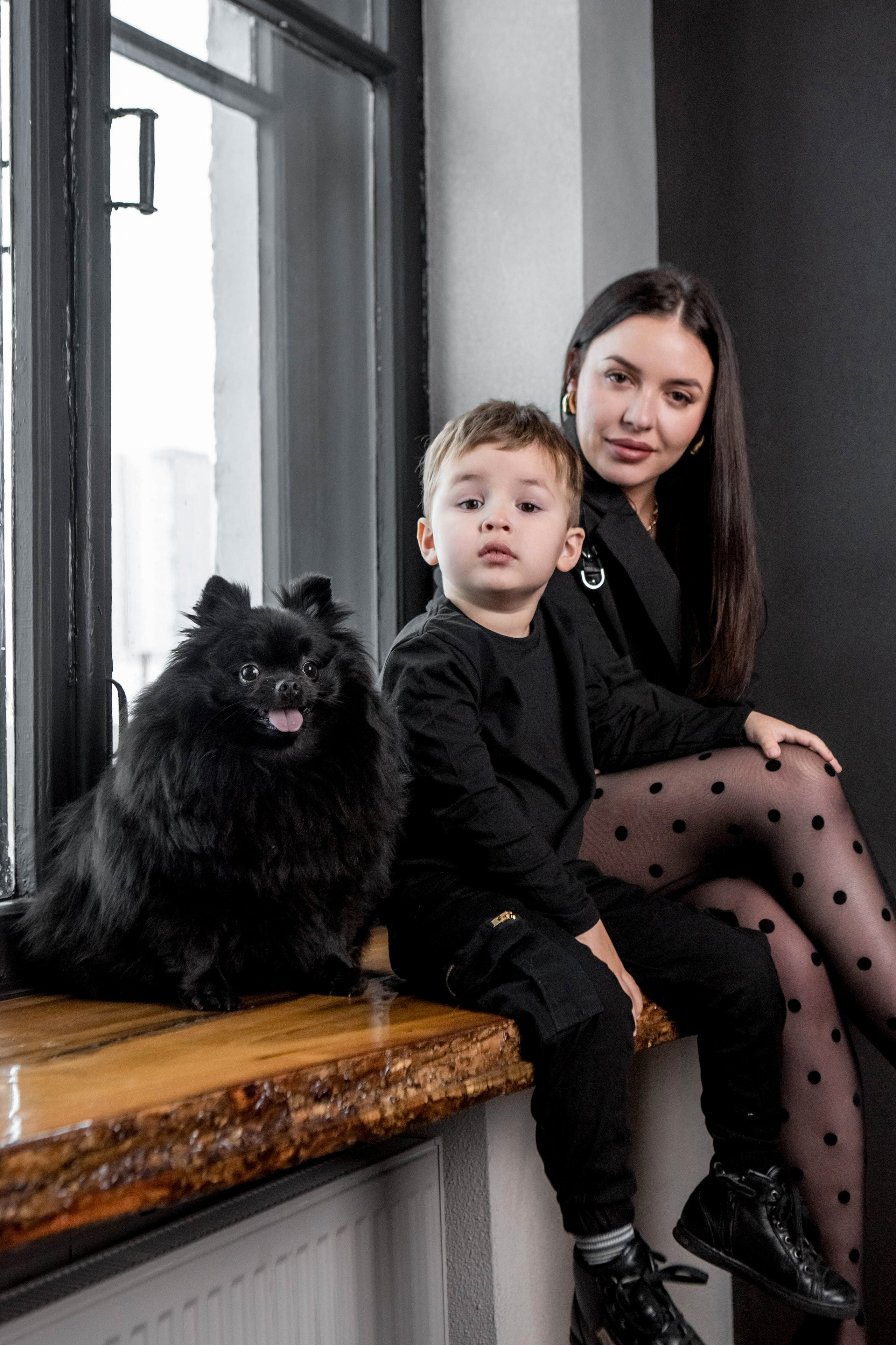 Мама и сыновья. Фотограф Екатерина Голицына