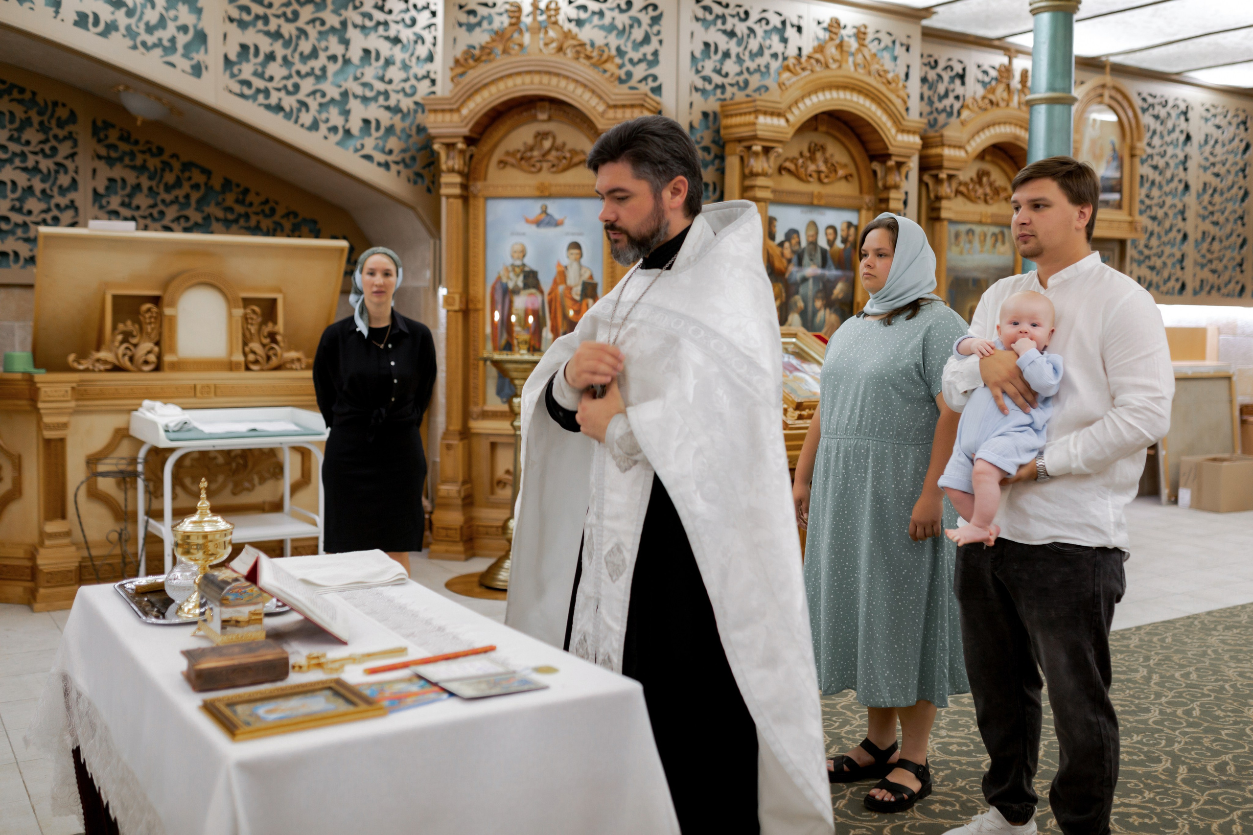 Таинство Крещения Мирона. Свадебный и Семейный Фотограф в Краснодаре