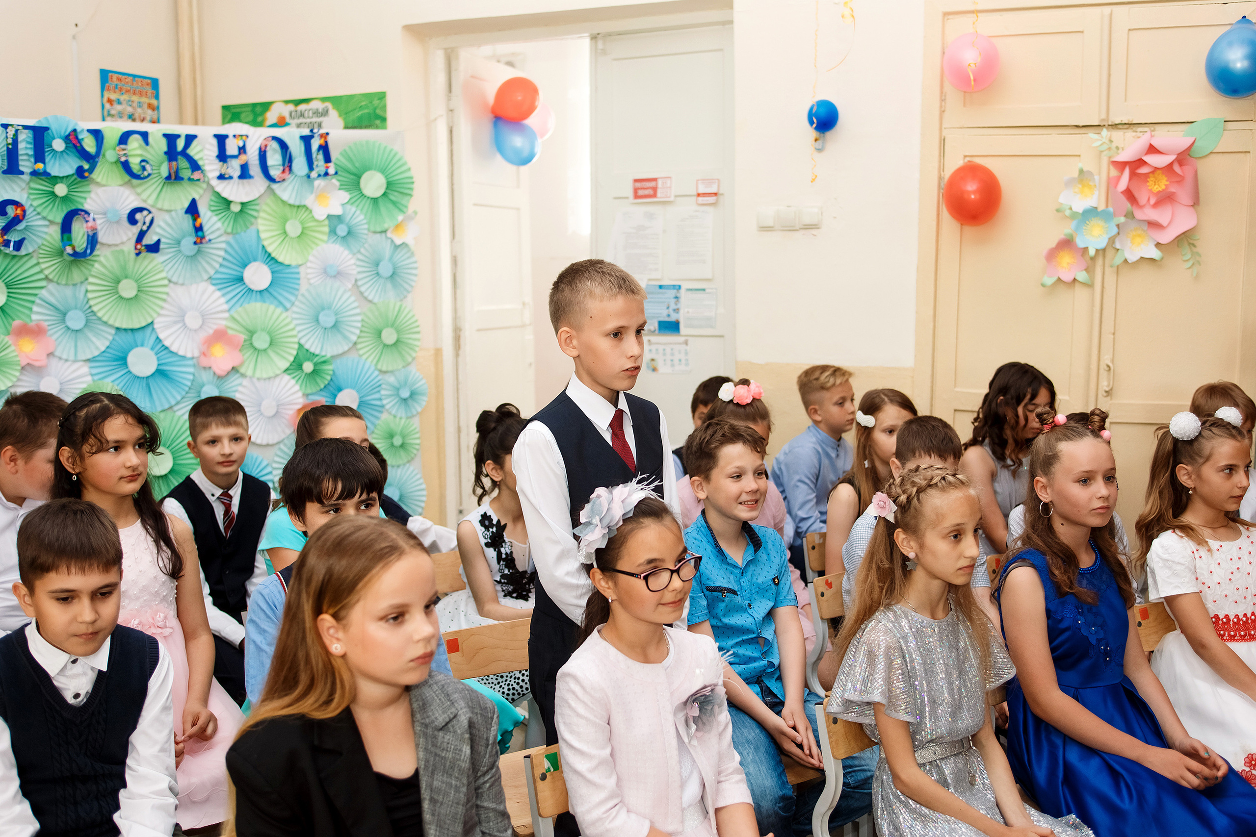 4А класс, фотосессия в школе + выпускной. Фотограф Любовь Корниенко, Примоский край