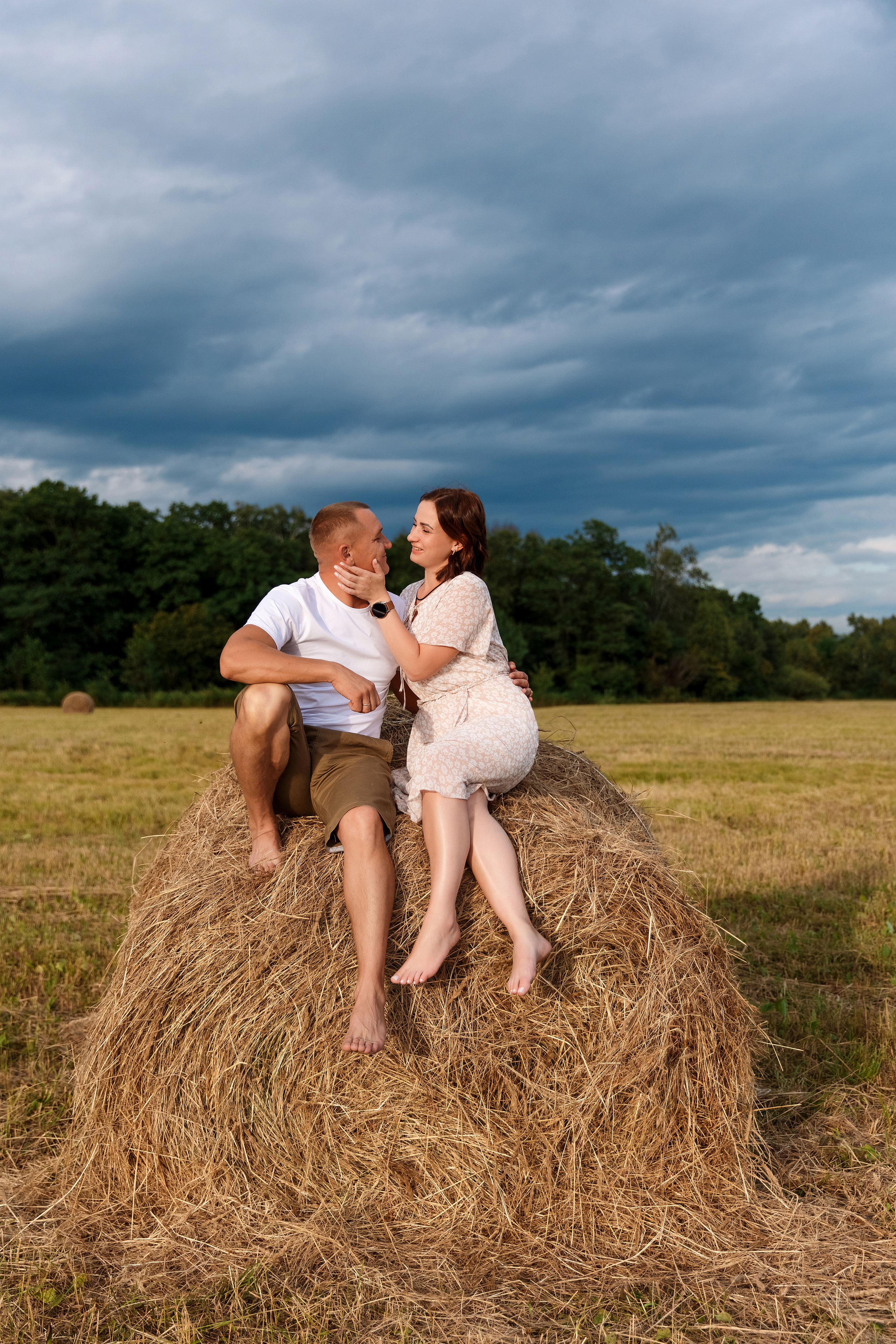 Фотосессия на сене. Фотограф Любовь Корниенко, Примоский край