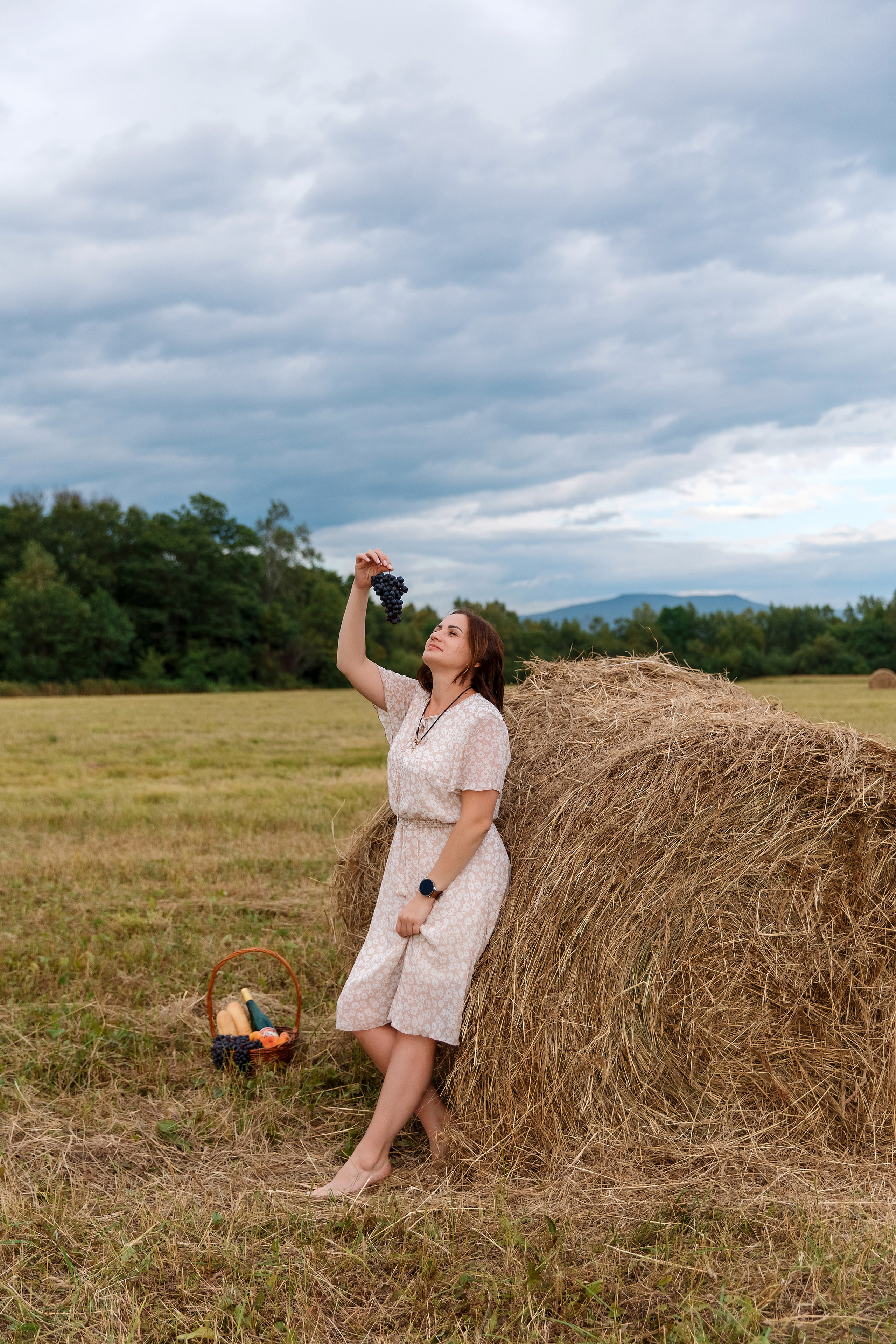 Фотосессия на сене. Фотограф Любовь Корниенко, Примоский край