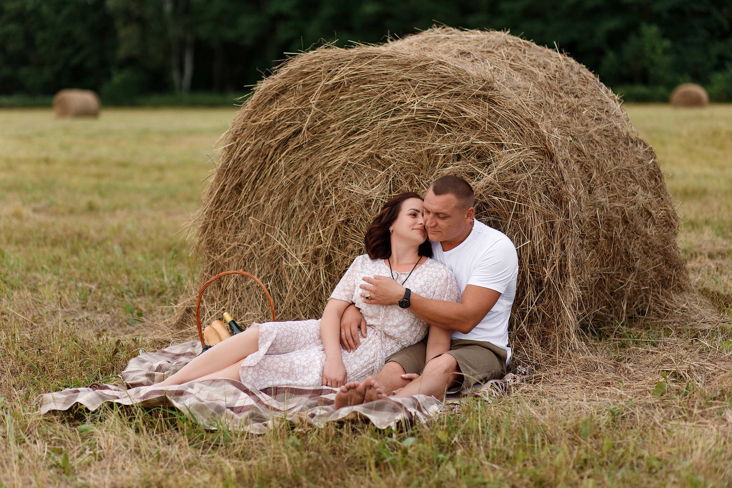 Фотосессия на сене. Фотограф Любовь Корниенко, Примоский край