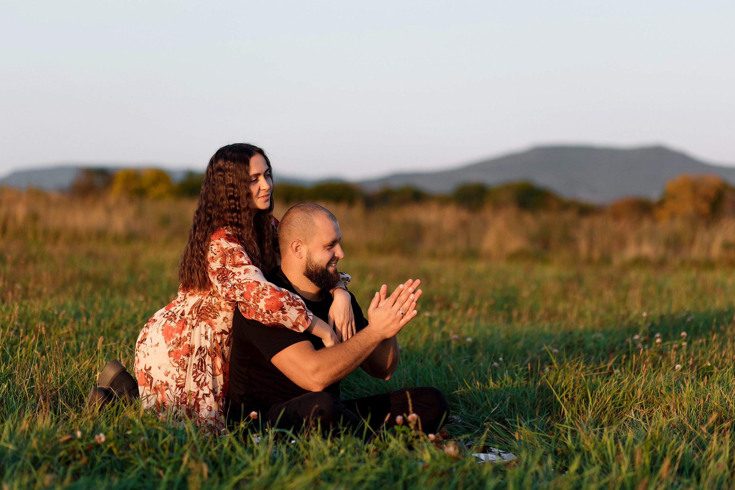 Фотосессия на поле. Фотограф Любовь Корниенко, Примоский край