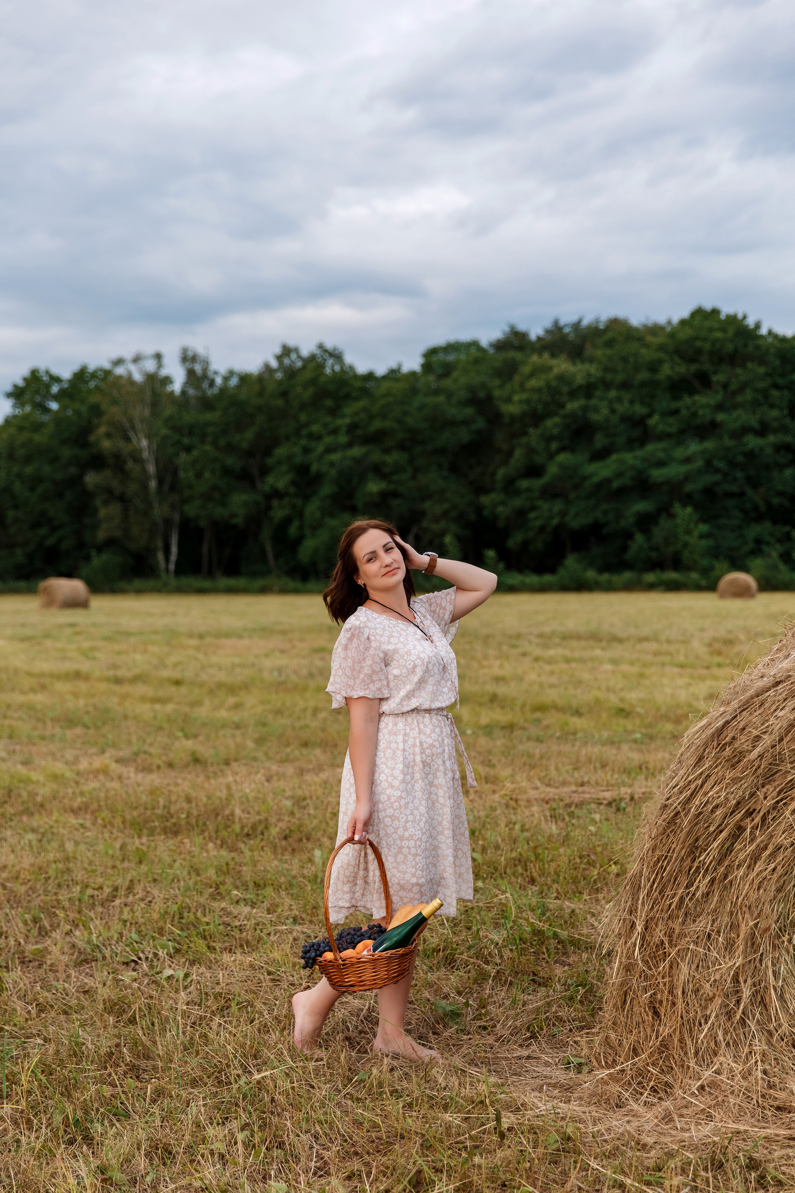 Фотосессия на сене. Фотограф Любовь Корниенко, Примоский край