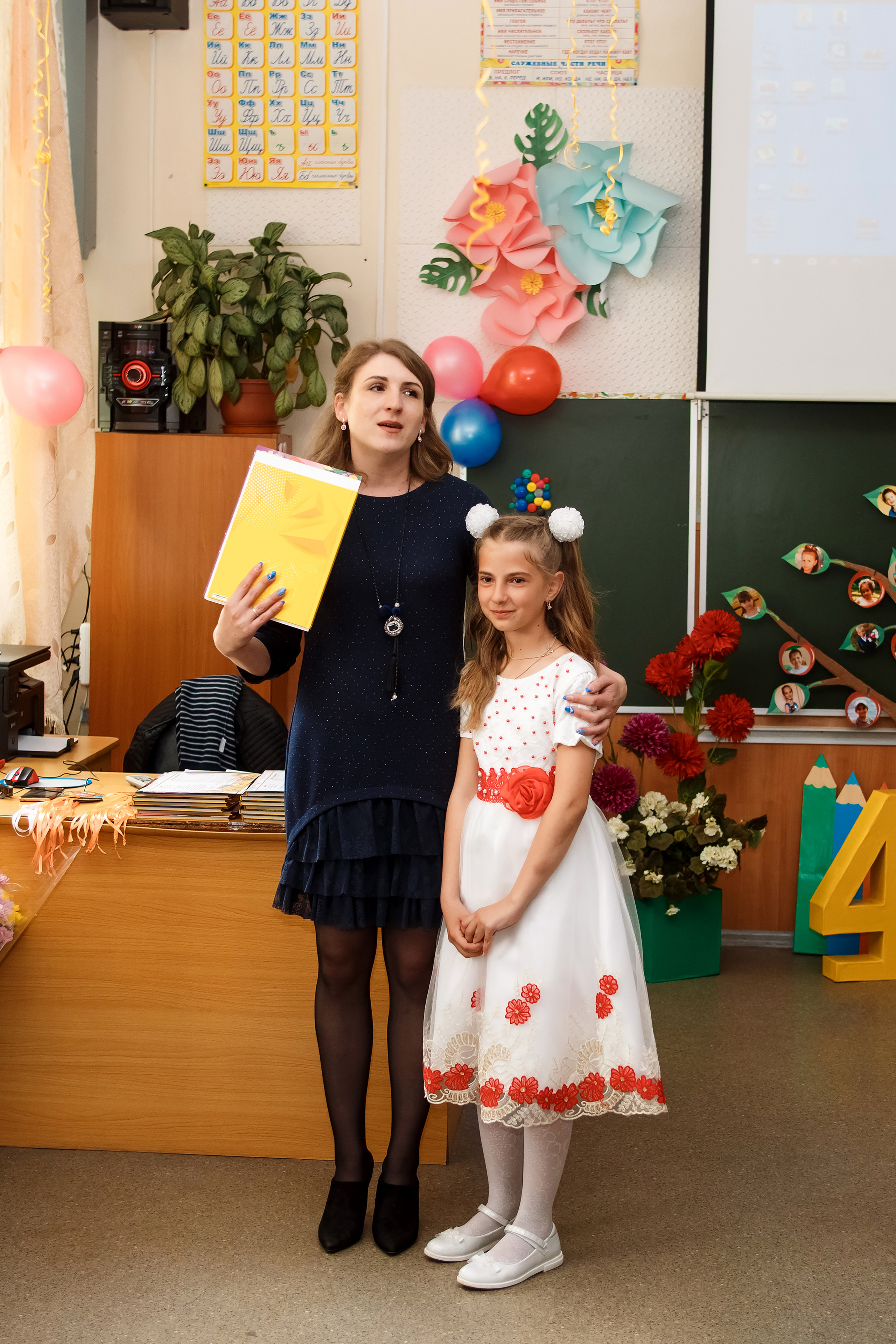 4А класс, фотосессия в школе + выпускной. Фотограф Любовь Корниенко, Примоский край