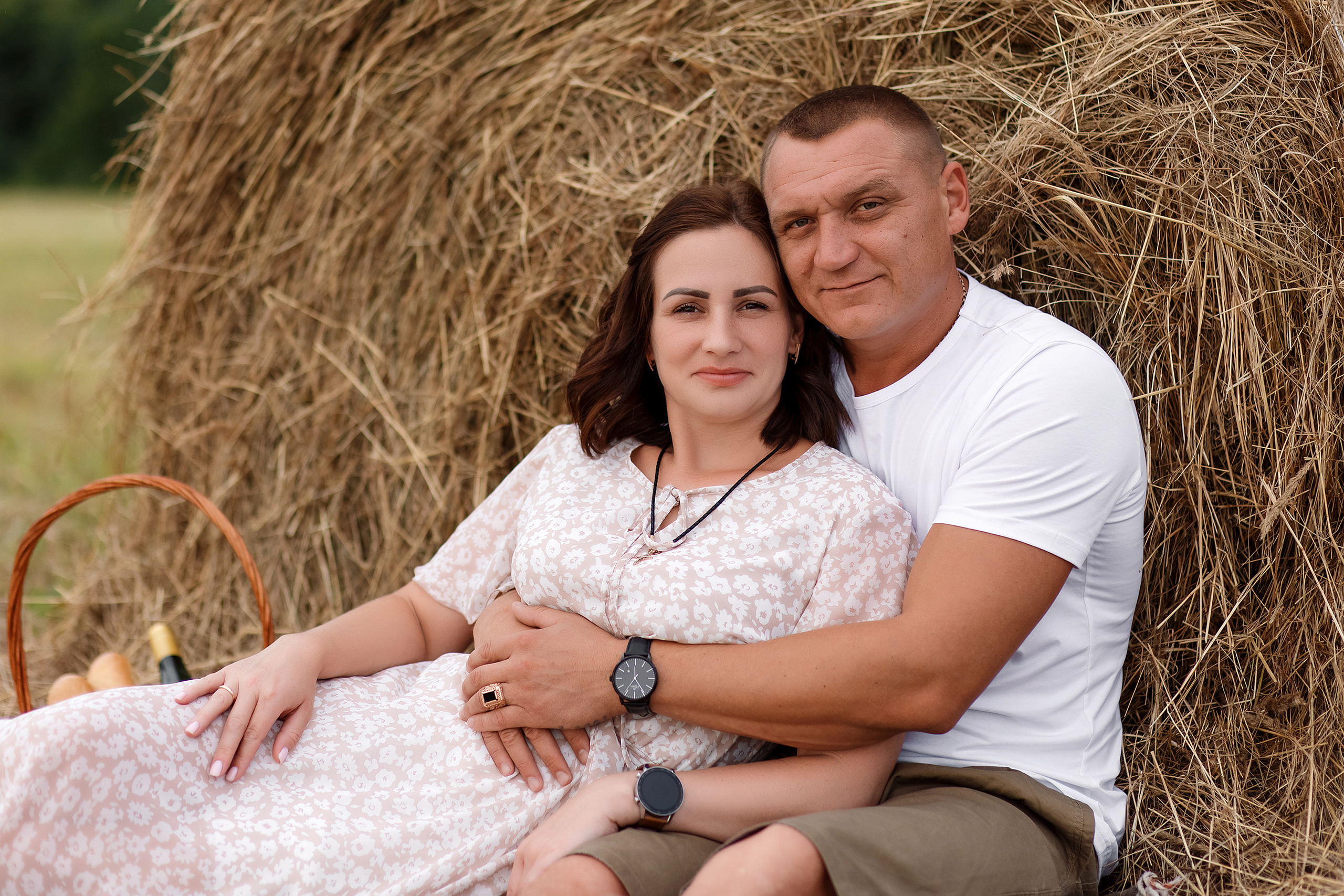 Фотосессия на сене. Фотограф Любовь Корниенко, Примоский край