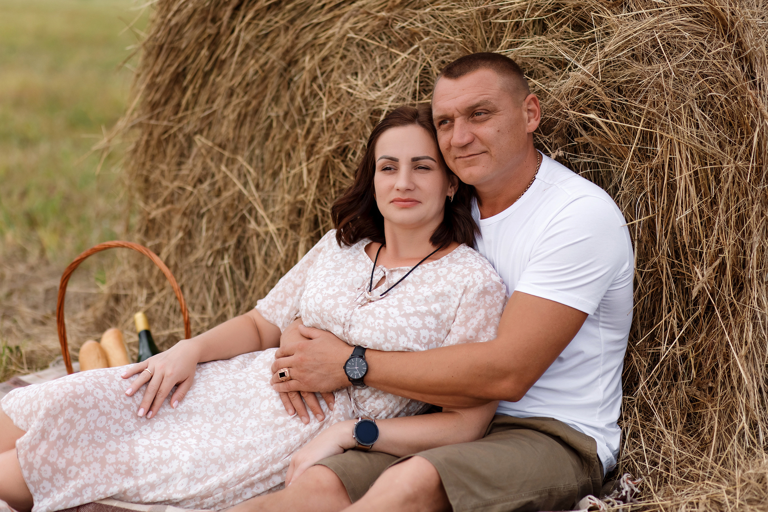Фотосессия на сене. Фотограф Любовь Корниенко, Примоский край
