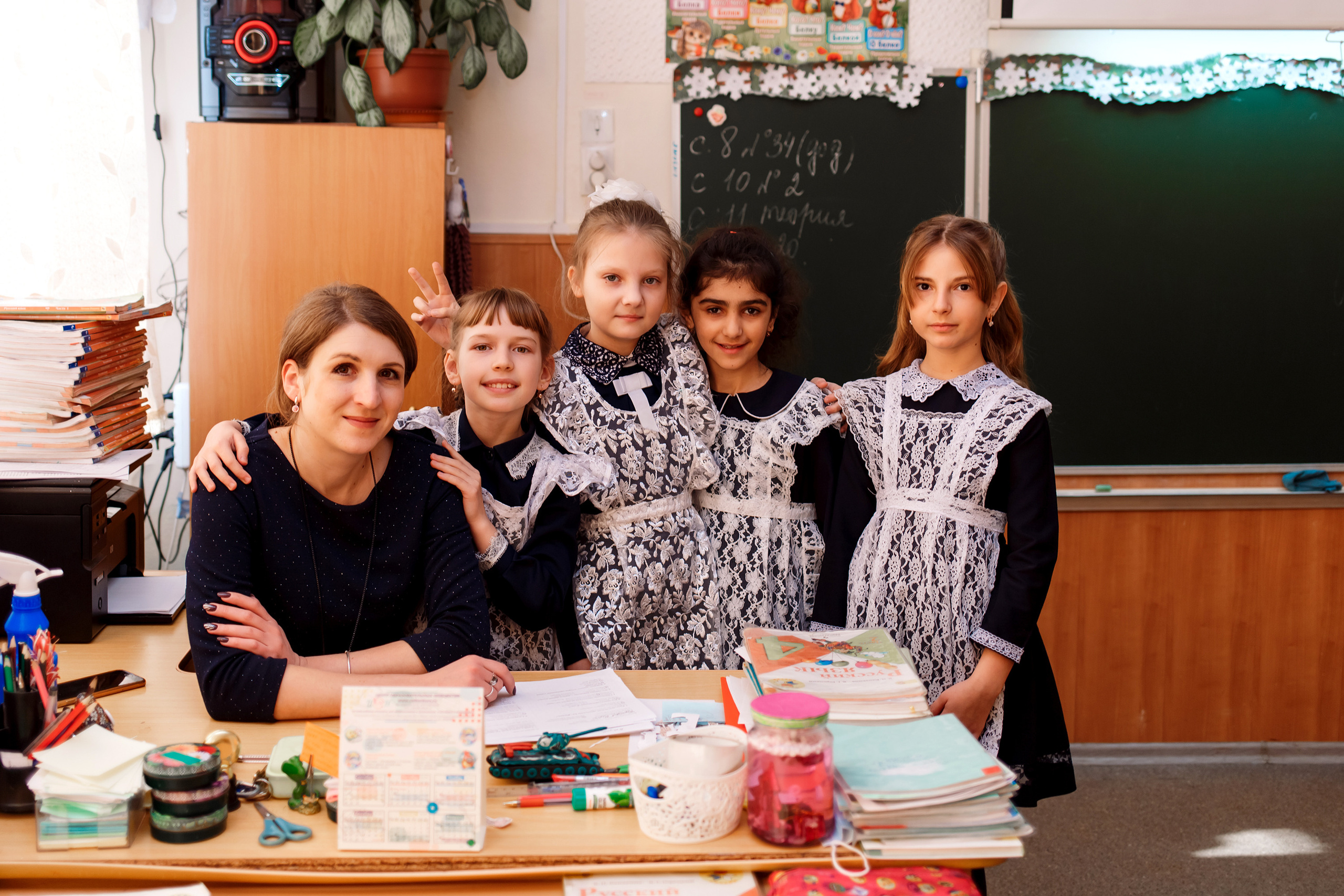 4А класс, фотосессия в школе + выпускной. Фотограф Любовь Корниенко, Примоский край