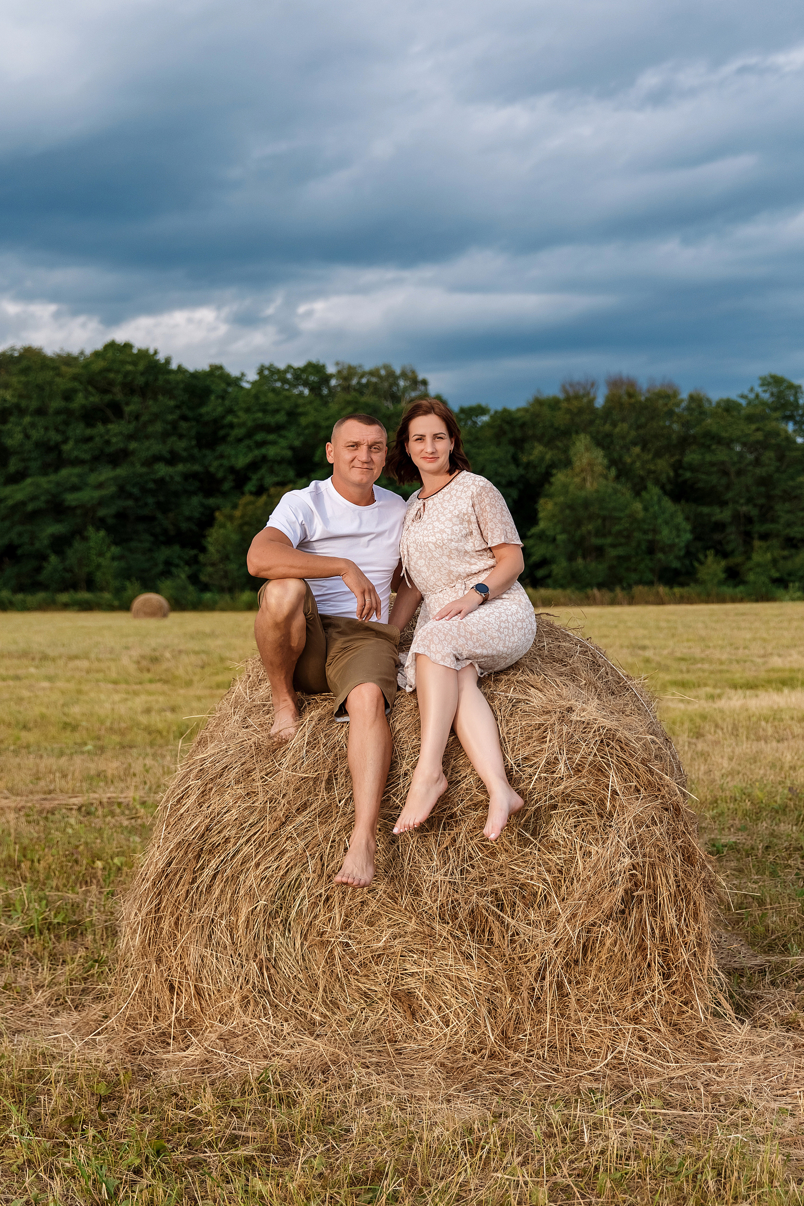 Фотосессия на сене. Фотограф Любовь Корниенко, Примоский край