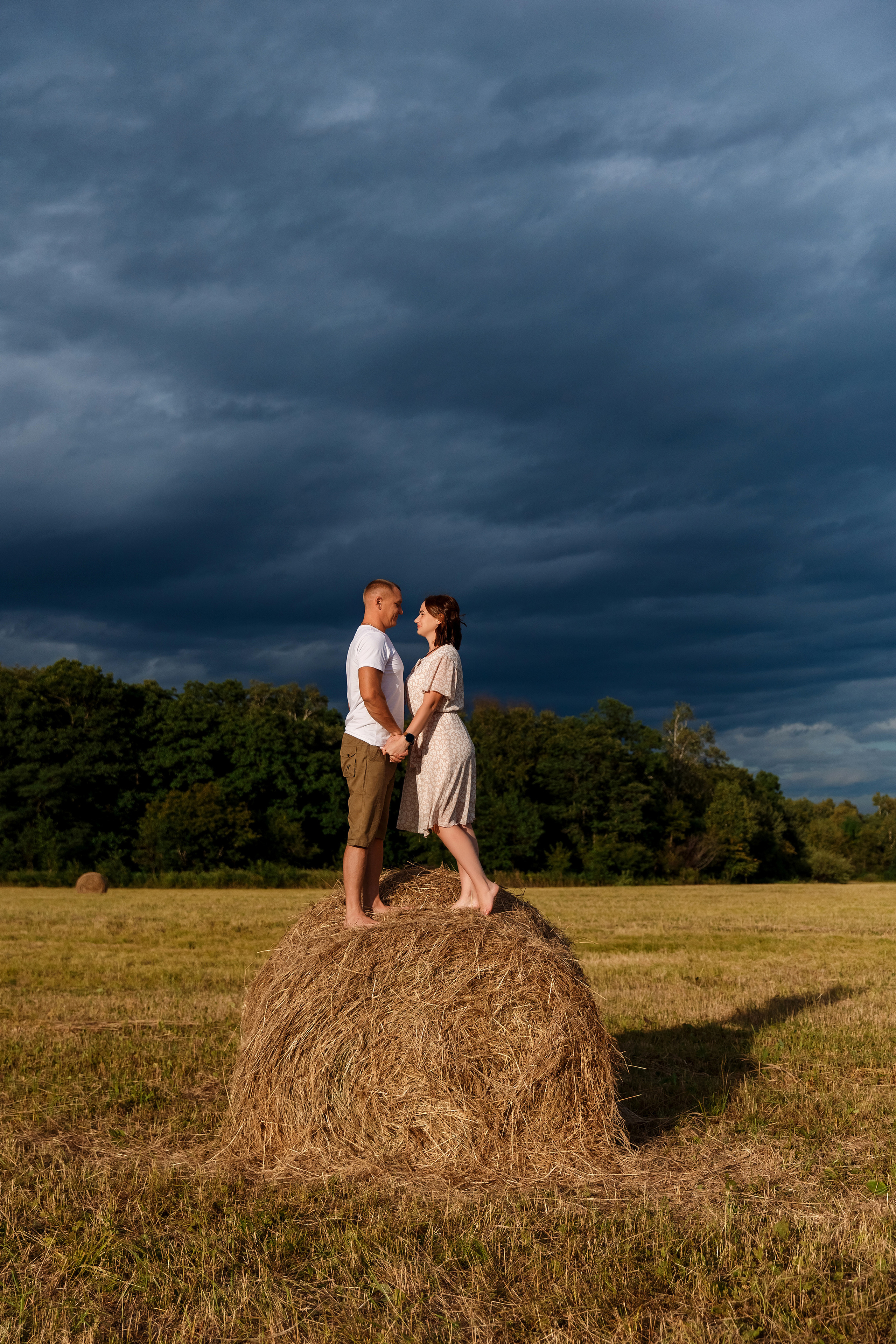 Фотосессия на сене. Фотограф Любовь Корниенко, Примоский край