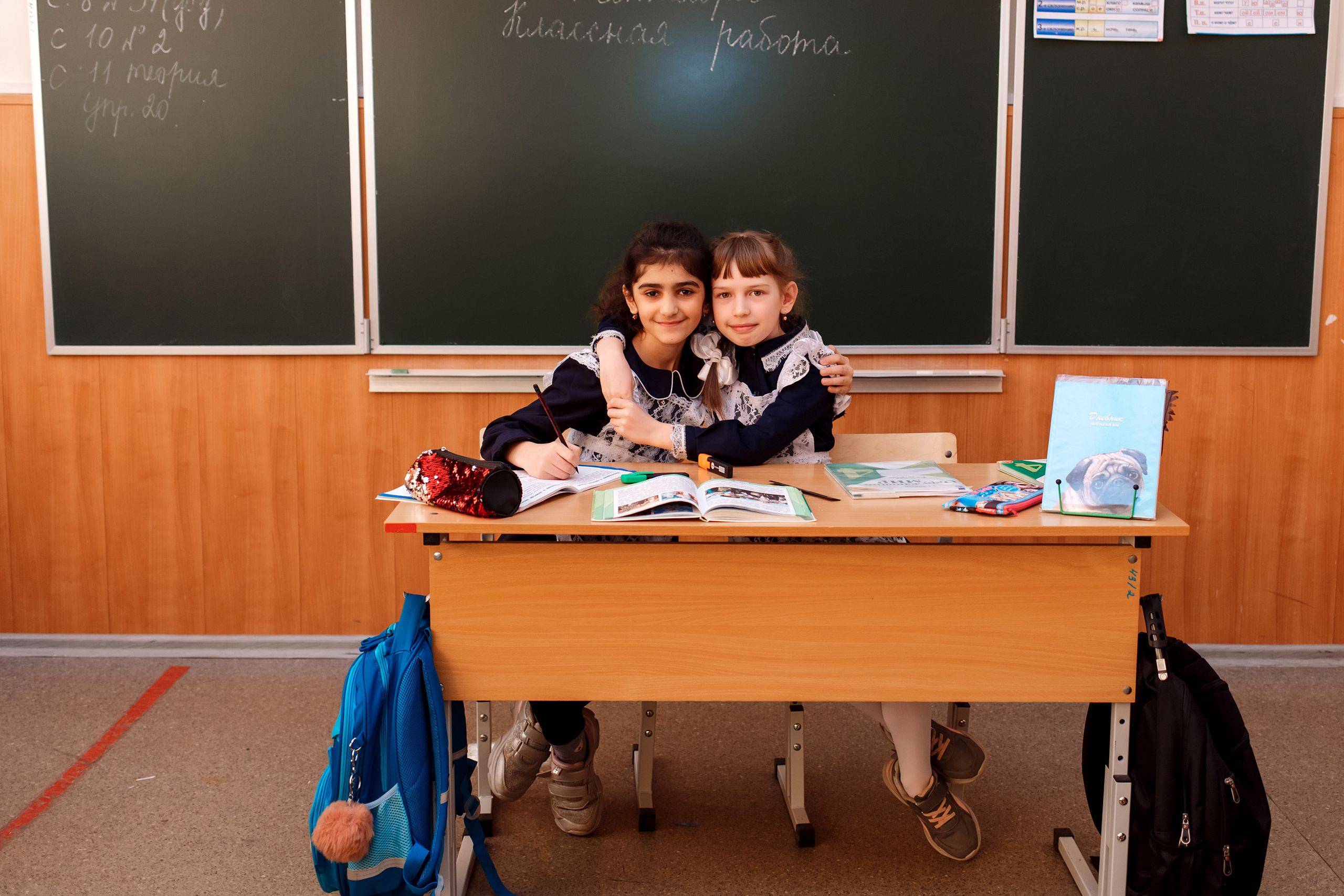 4А класс, фотосессия в школе + выпускной. Фотограф Любовь Корниенко, Примоский край