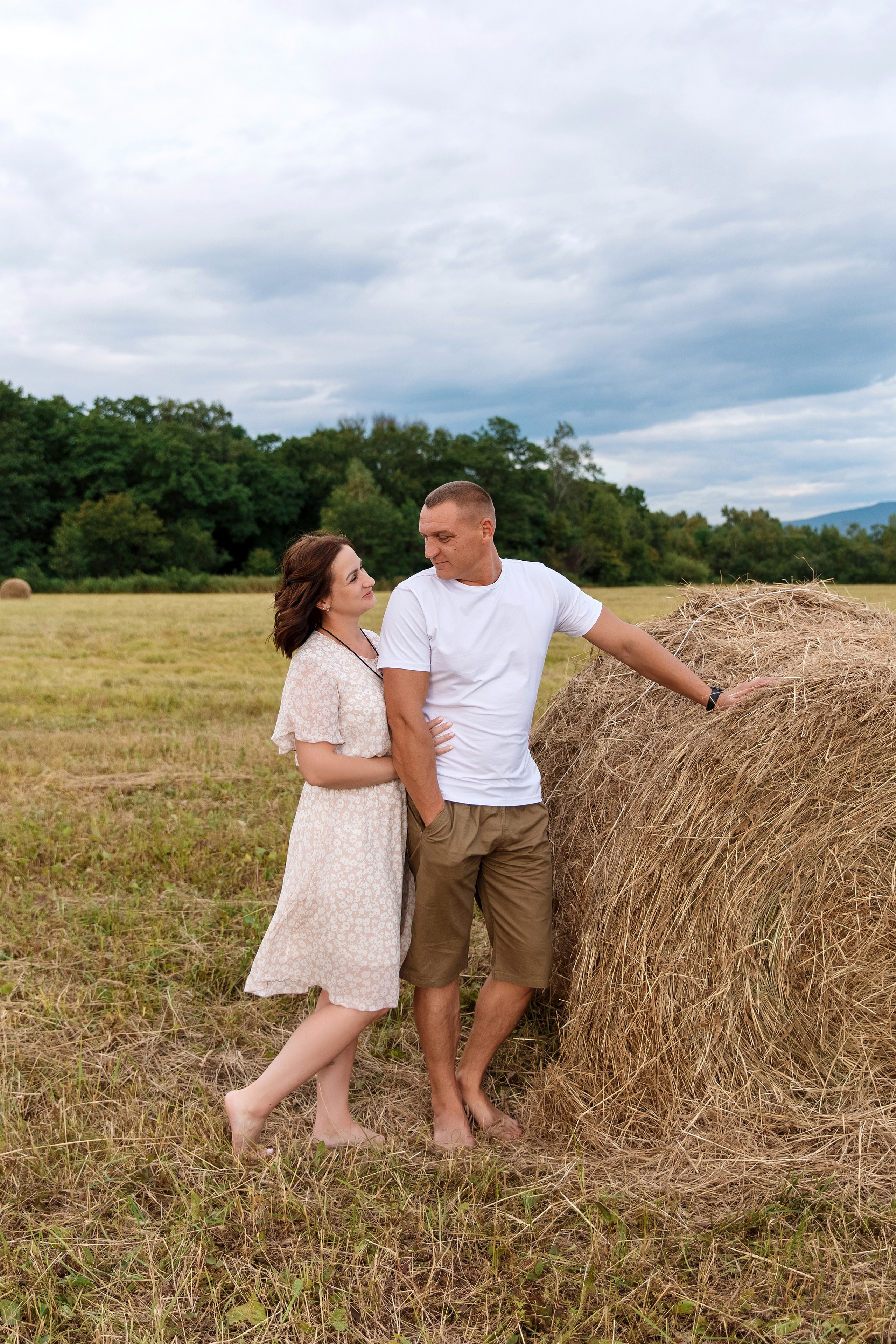 Фотосессия на сене. Фотограф Любовь Корниенко, Примоский край