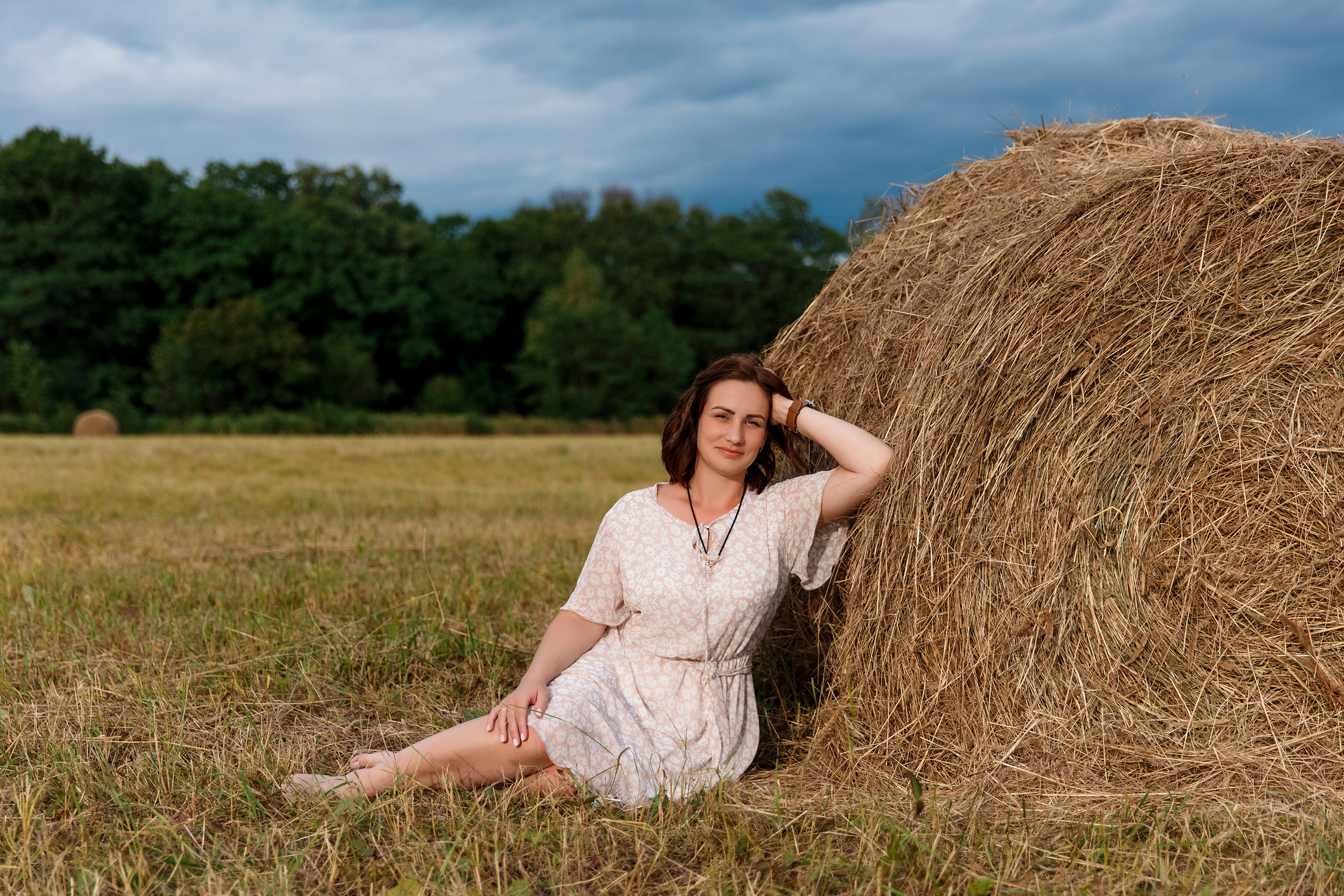 Фотосессия на сене. Фотограф Любовь Корниенко, Примоский край