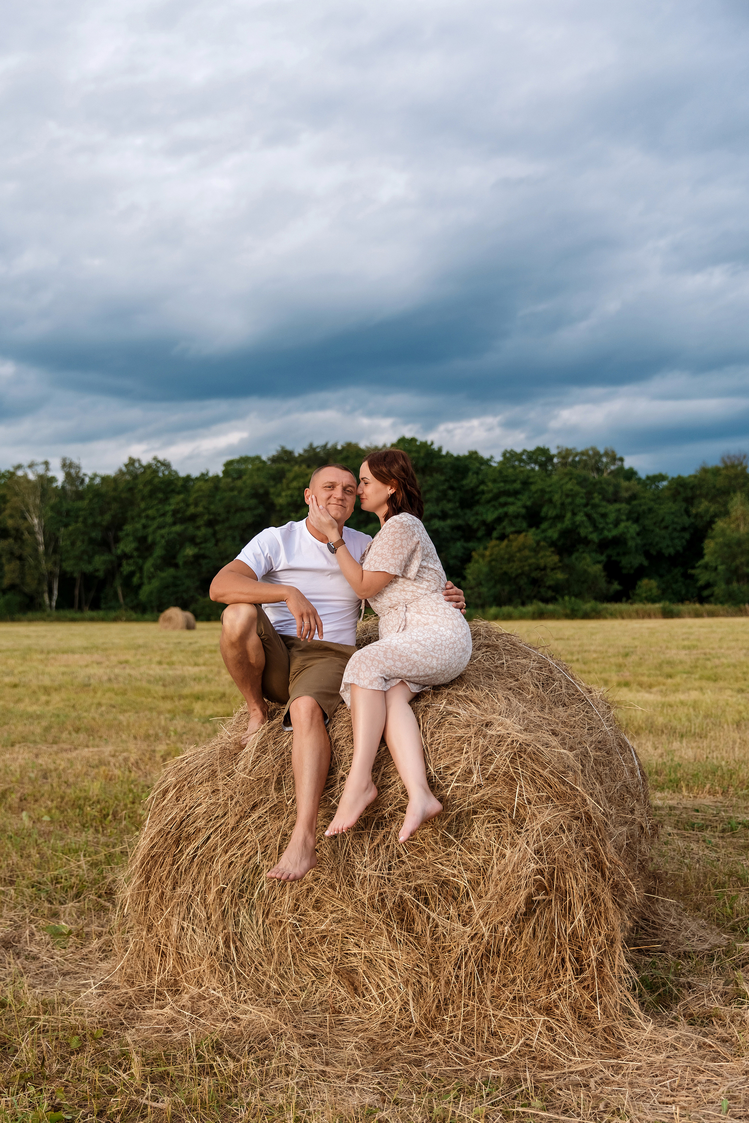 Фотосессия на сене. Фотограф Любовь Корниенко, Примоский край
