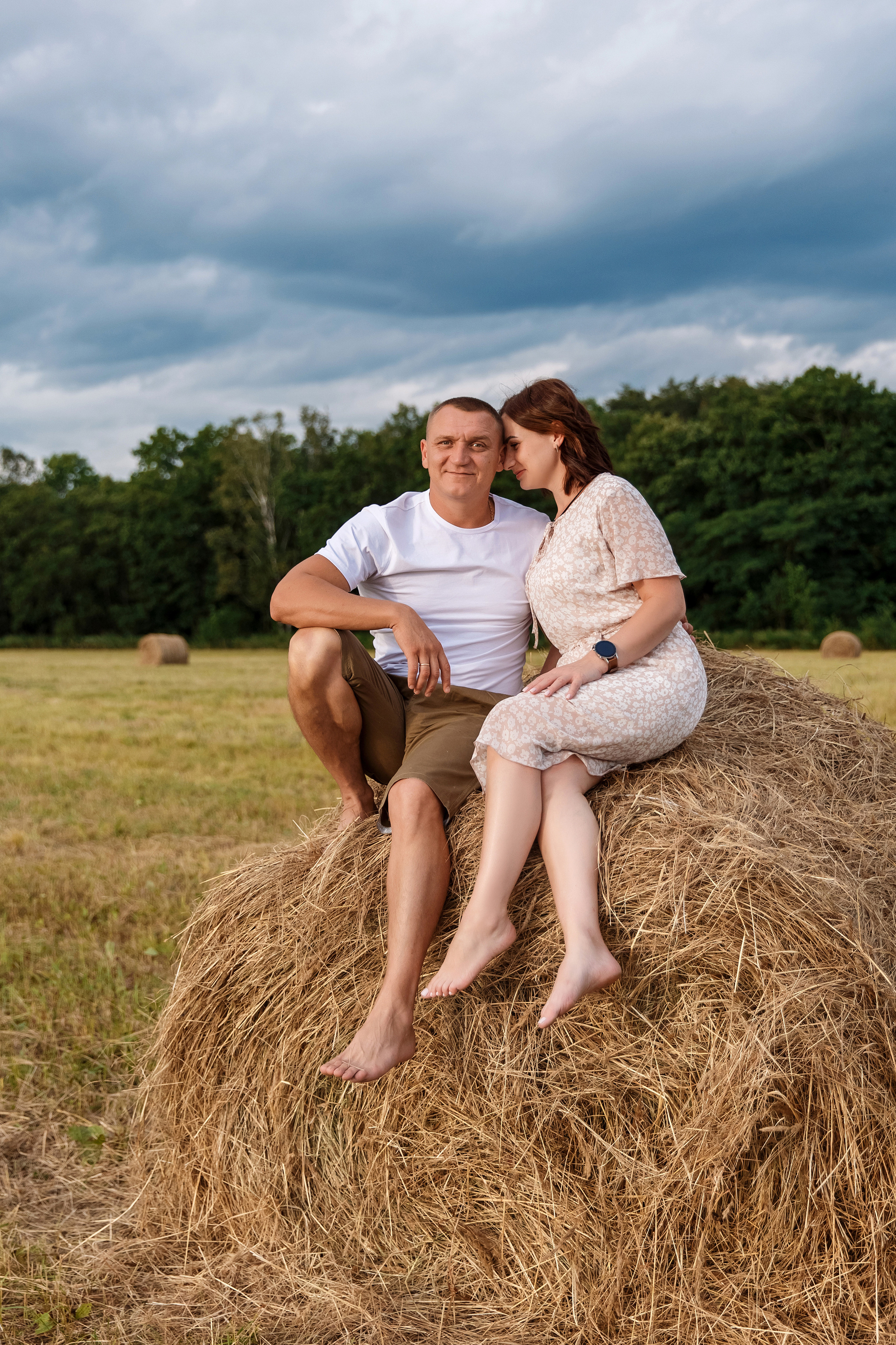 Фотосессия на сене. Фотограф Любовь Корниенко, Примоский край
