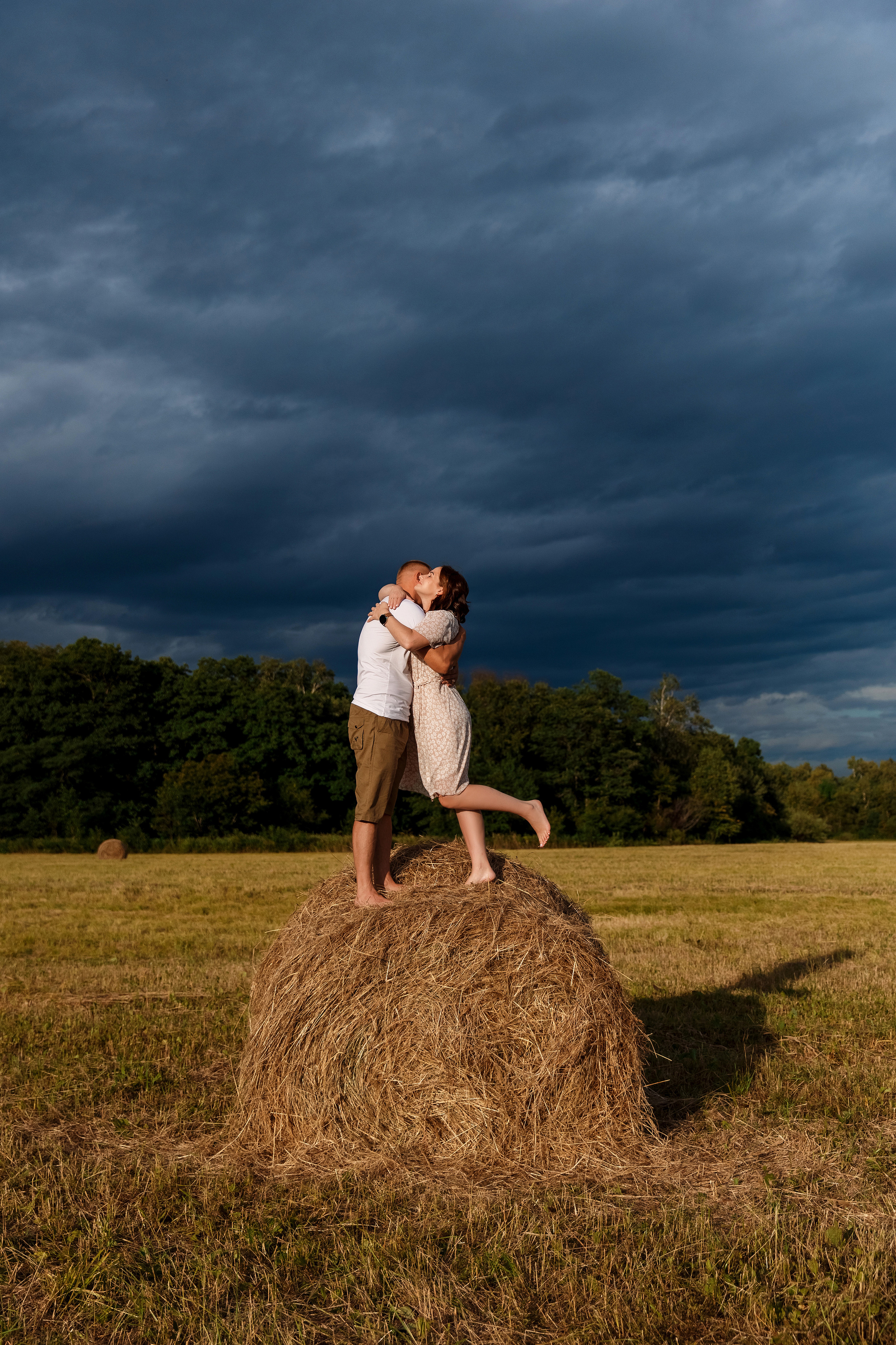 Фотосессия на сене. Фотограф Любовь Корниенко, Примоский край