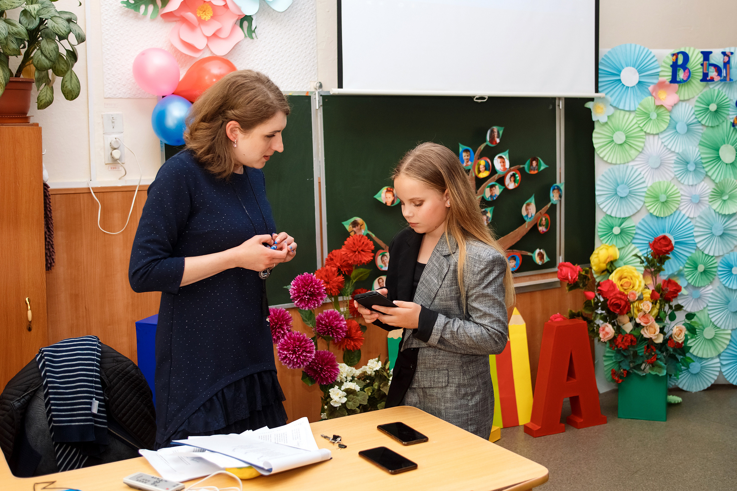 4А класс, фотосессия в школе + выпускной. Фотограф Любовь Корниенко, Примоский край