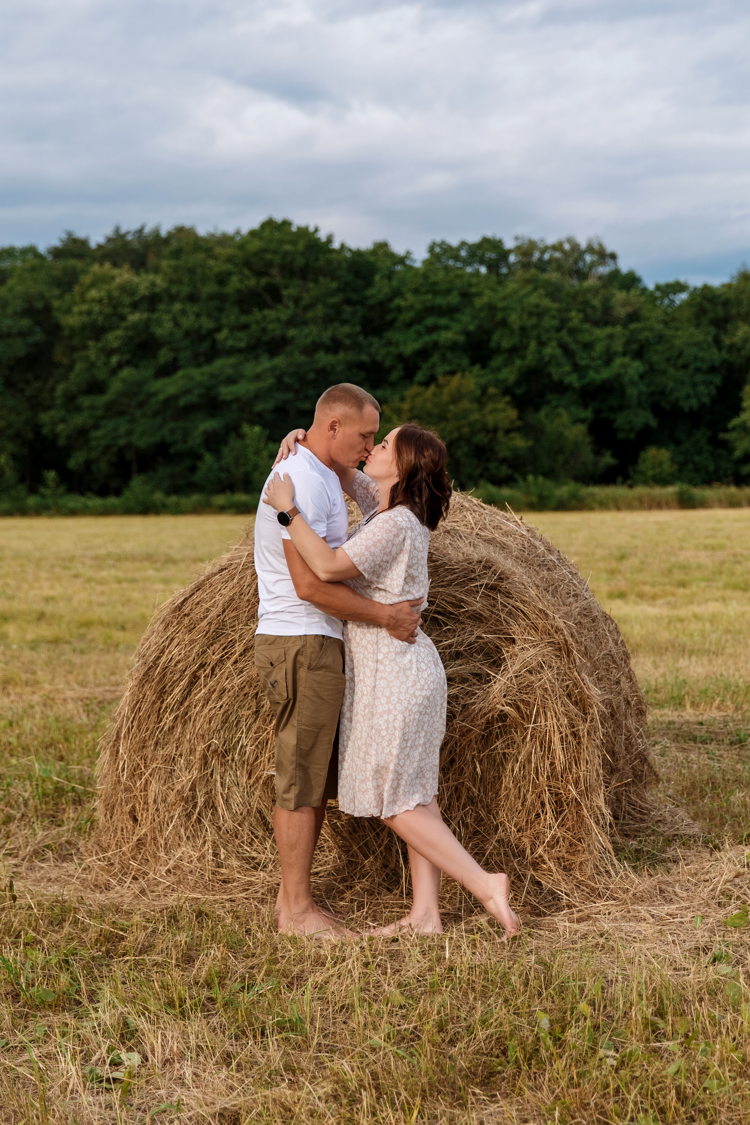 Фотосессия на сене. Фотограф Любовь Корниенко, Примоский край