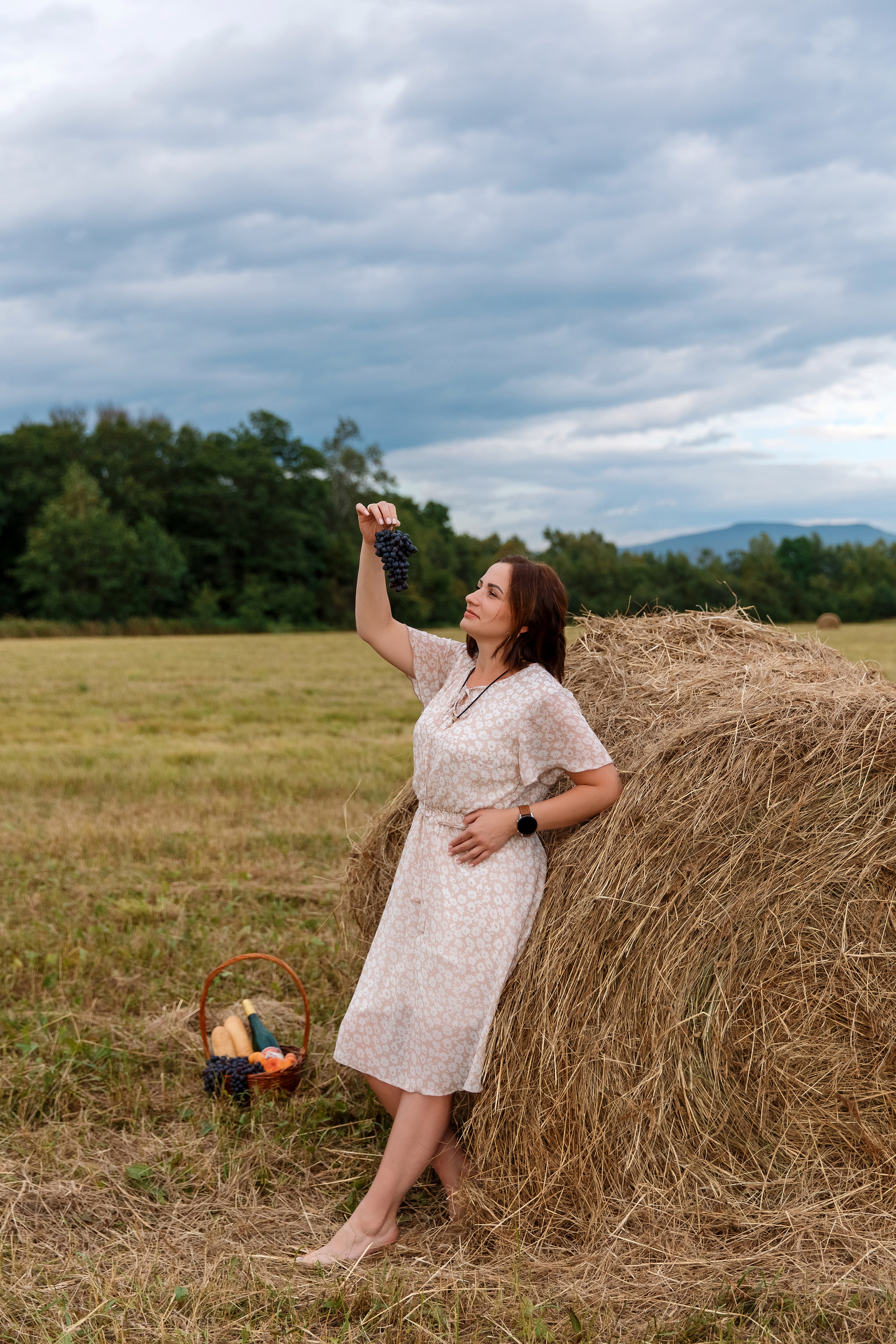 Фотосессия на сене. Фотограф Любовь Корниенко, Примоский край