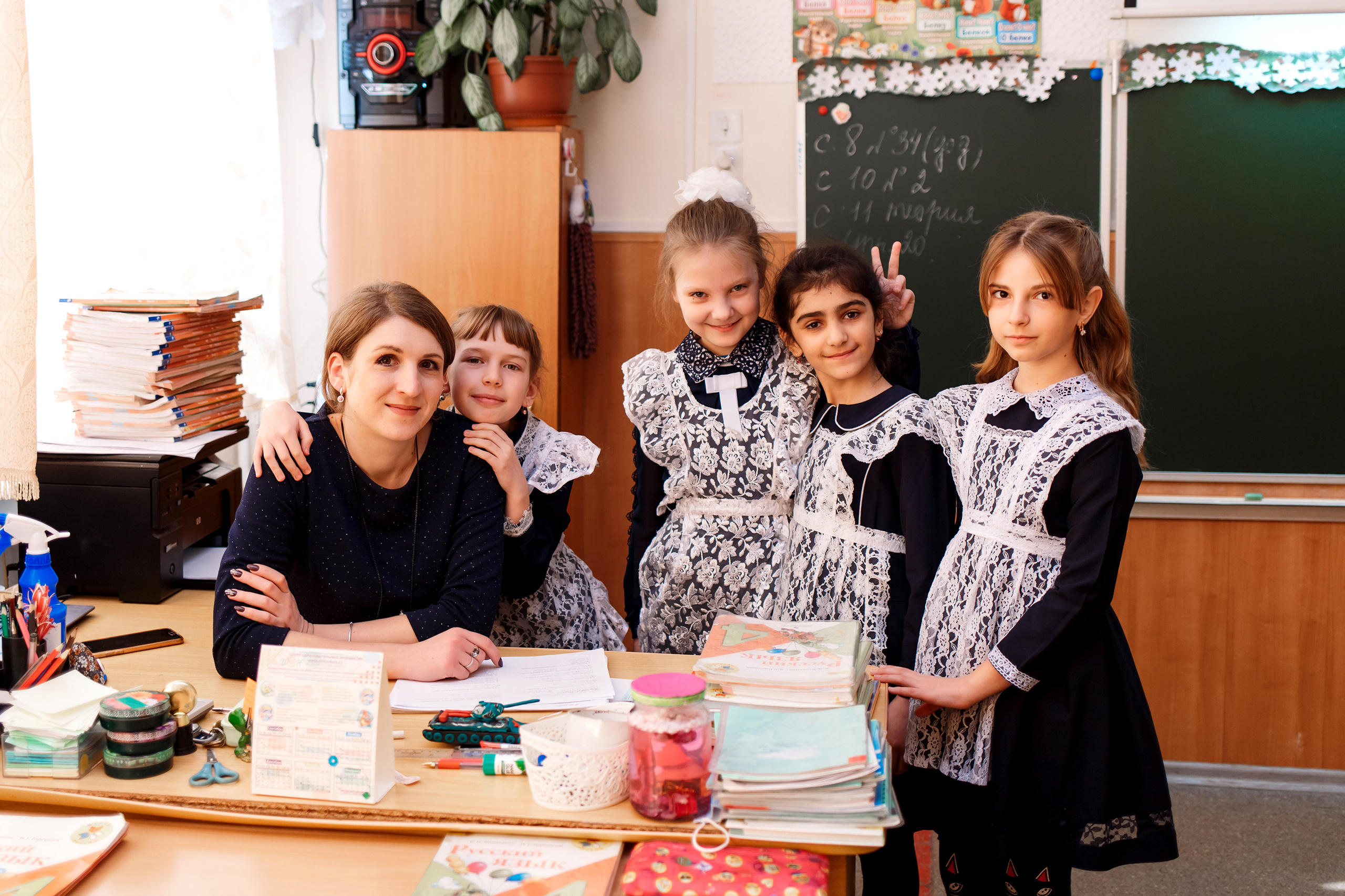 4А класс, фотосессия в школе + выпускной. Фотограф Любовь Корниенко, Примоский край