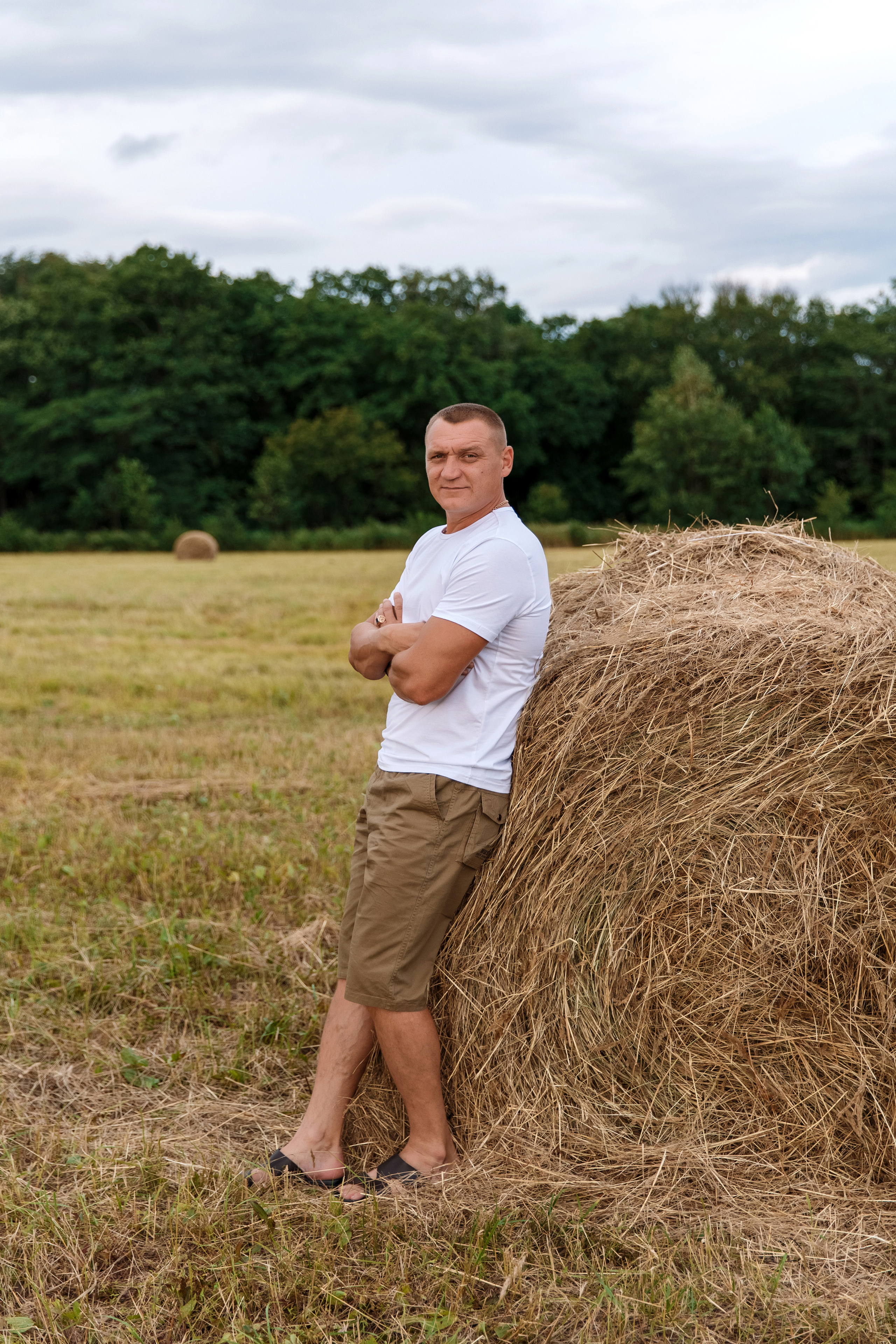 Фотосессия на сене. Фотограф Любовь Корниенко, Примоский край