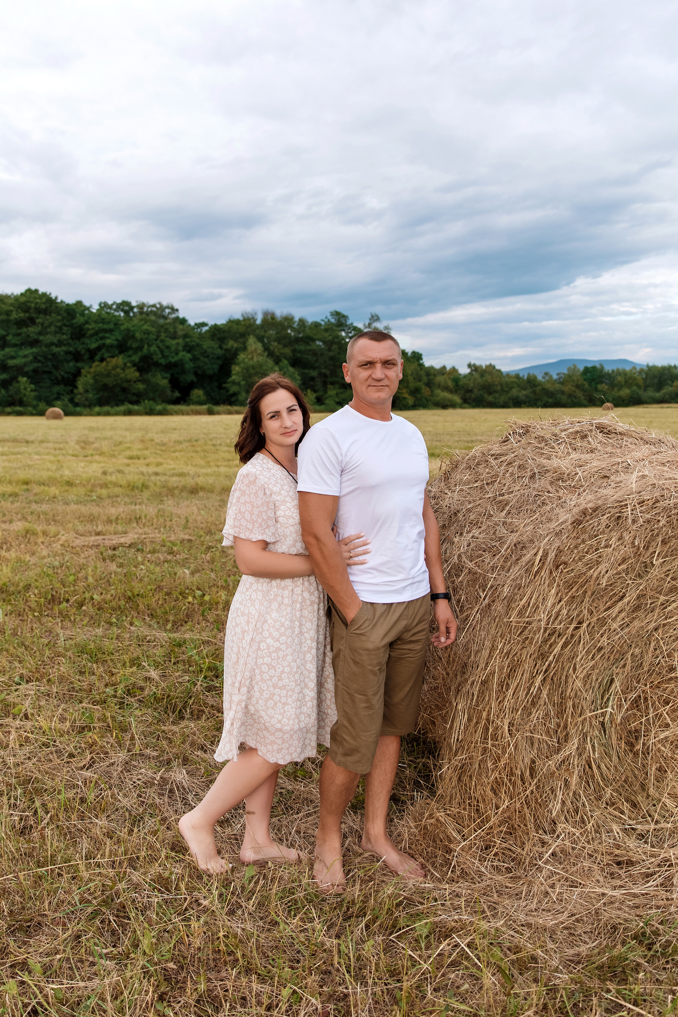 Фотосессия на сене. Фотограф Любовь Корниенко, Примоский край