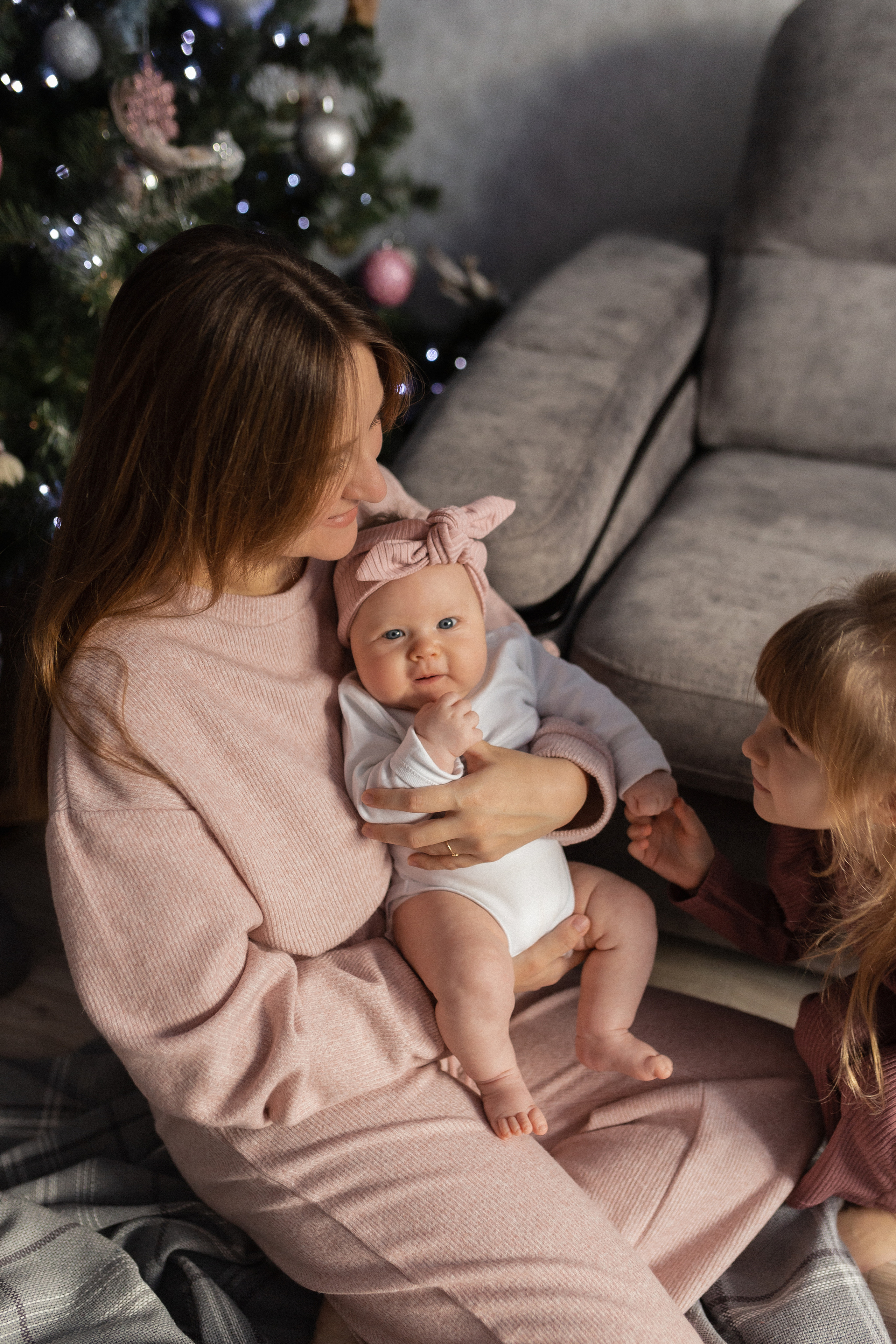 Домашняя съемка с Аней, Юрой, Машей и маленькой Верочкой. Семейный фотограф в Нижнем Новгороде Доронина Юлия