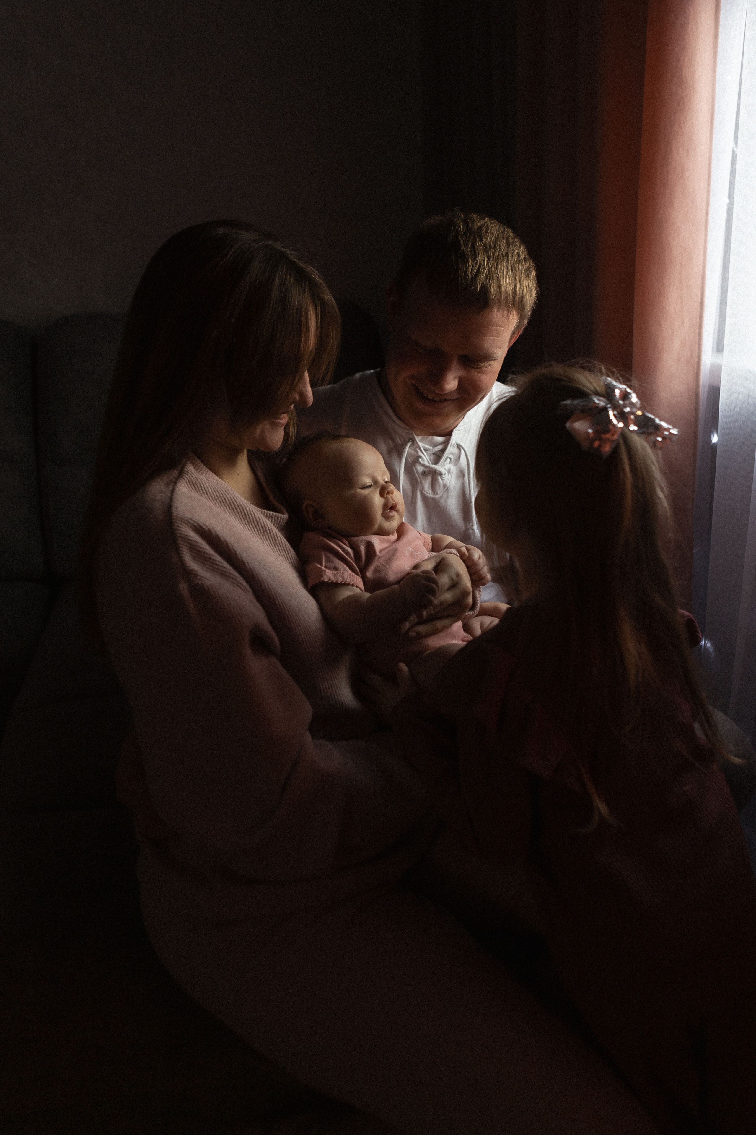 Домашняя съемка с Аней, Юрой, Машей и маленькой Верочкой. Семейный фотограф в Нижнем Новгороде Доронина Юлия