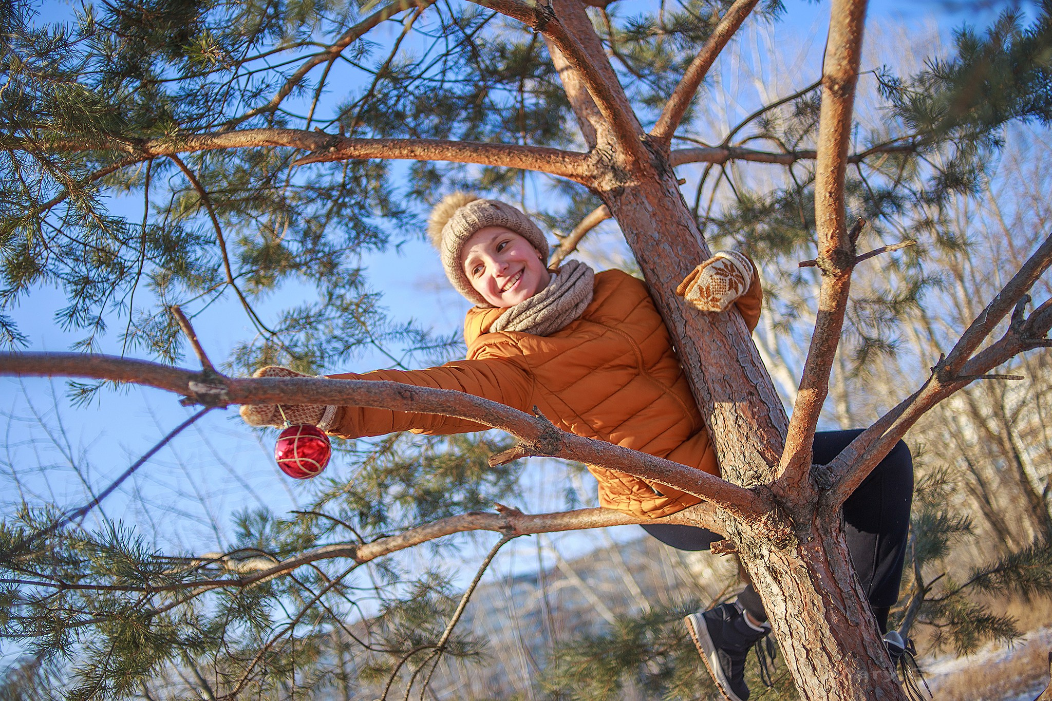 Зимняя фотопрогулка на мещерском озере с мандаринами. Детский и семейный фотограф, фотограф мероприятий Нижний Новгород