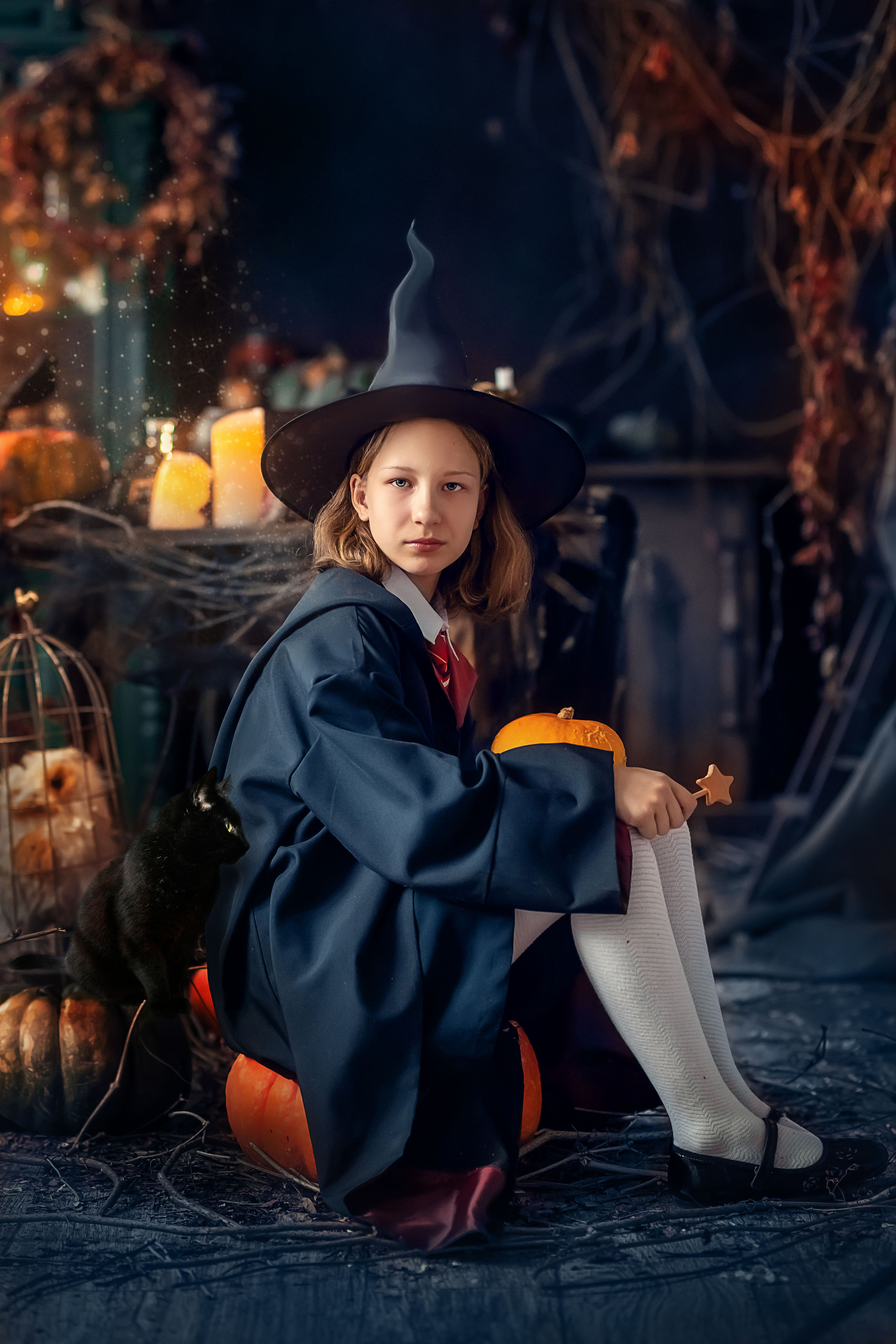 В стиле Гарри Поттера и ведьм (студия Винтаж рум). Елена Чернигина семейный и детский фотограф в Нижнем Новгороде и Бор