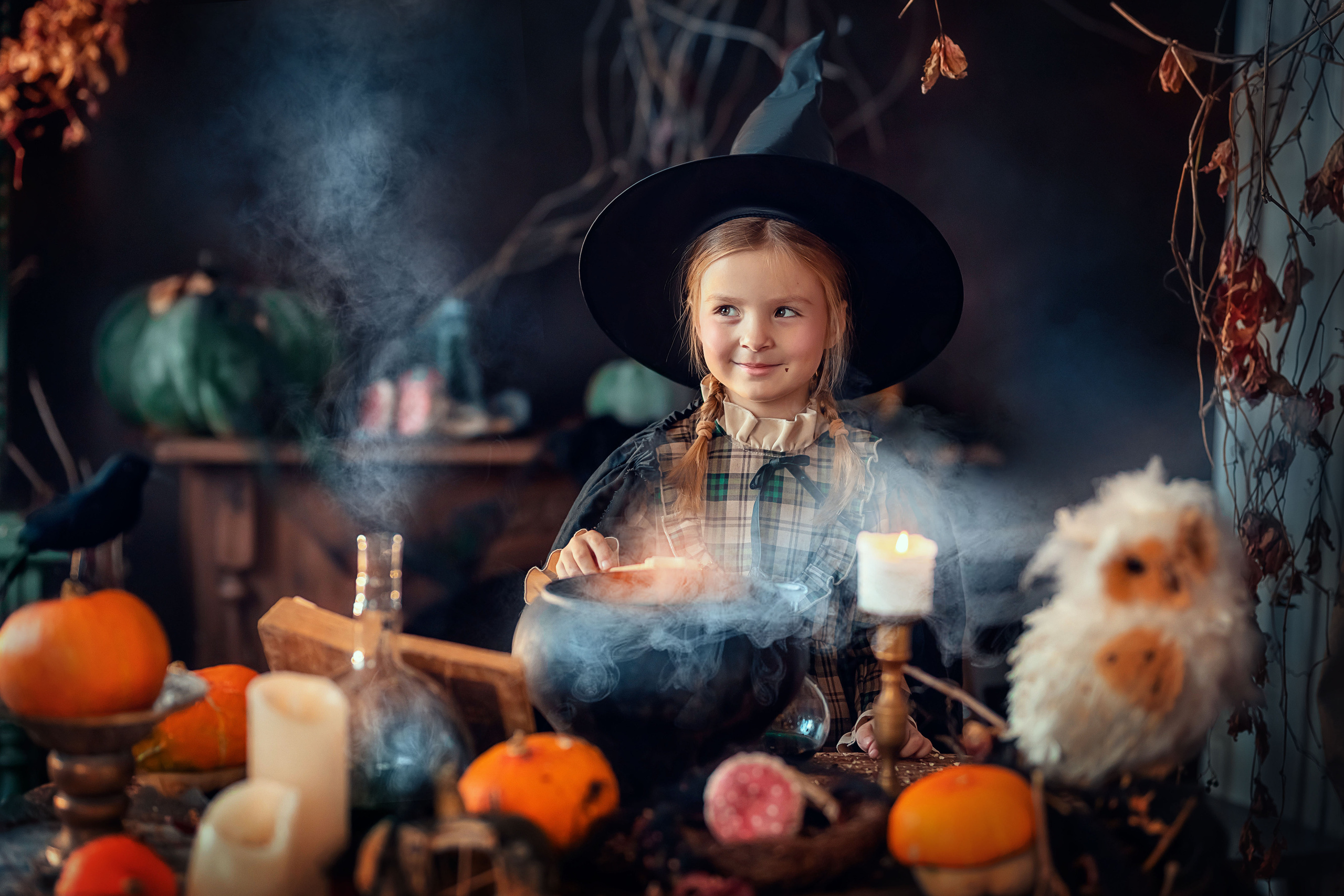 В стиле Гарри Поттера и ведьм (студия Винтаж рум). Елена Чернигина семейный и детский фотограф в Нижнем Новгороде и Бор