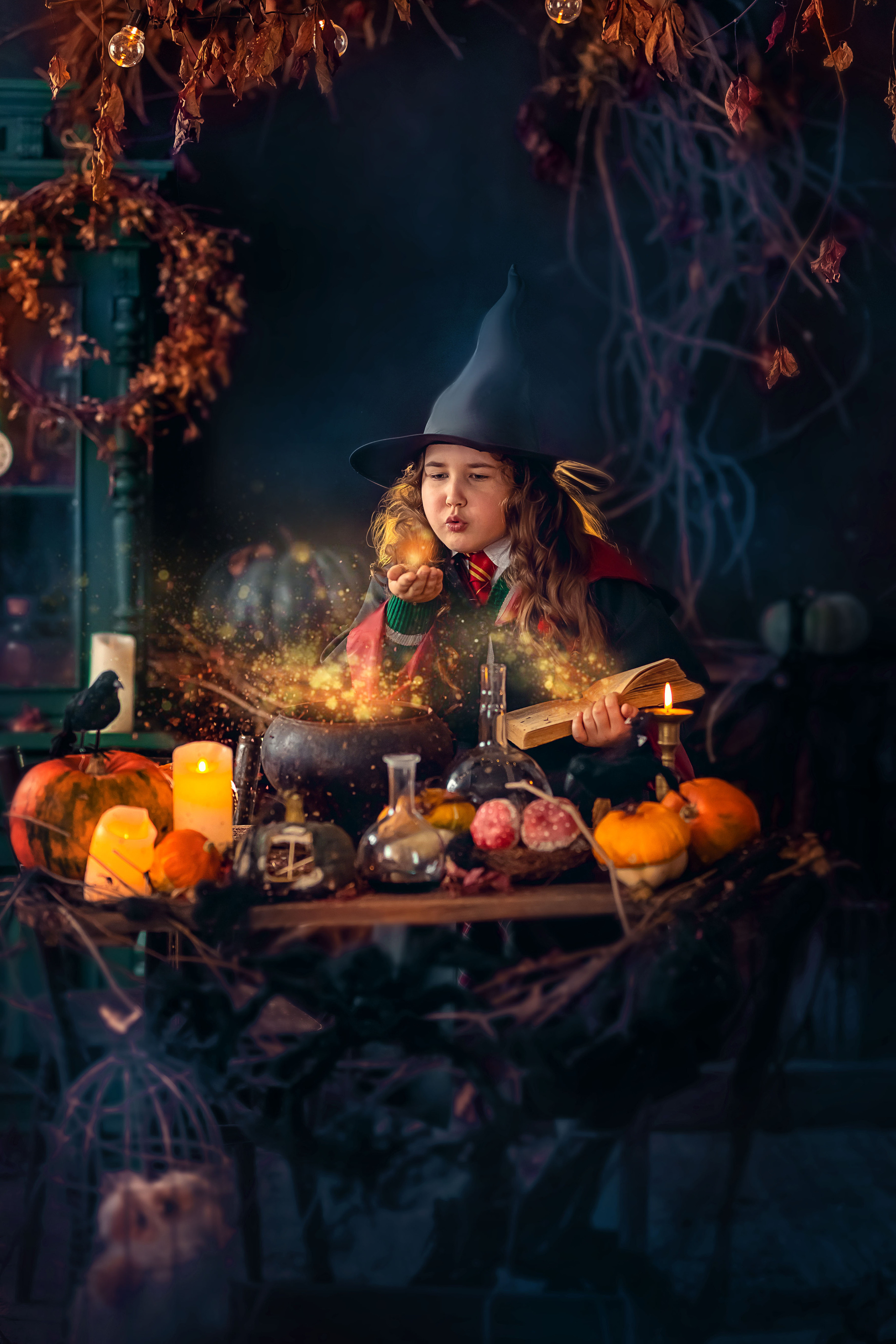 В стиле Гарри Поттера и ведьм (студия Винтаж рум). Елена Чернигина семейный и детский фотограф в Нижнем Новгороде и Бор