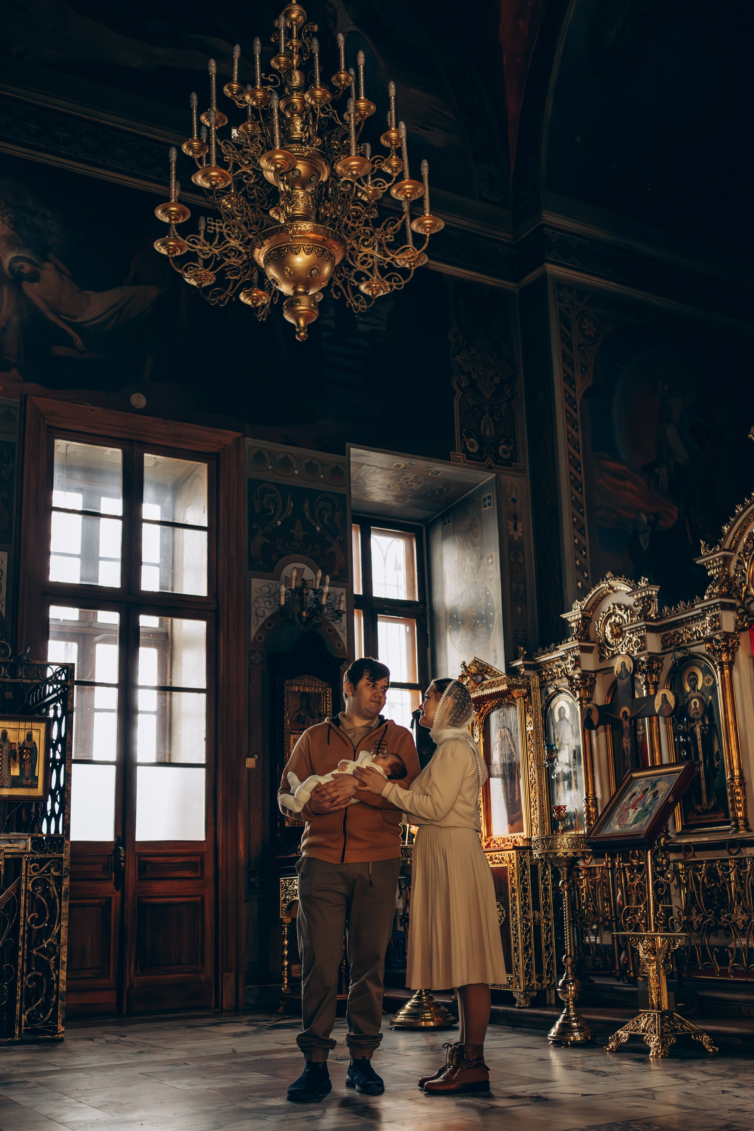 Крещение в Храме Воскресения Словущего в Даниловской Слободе. Главная