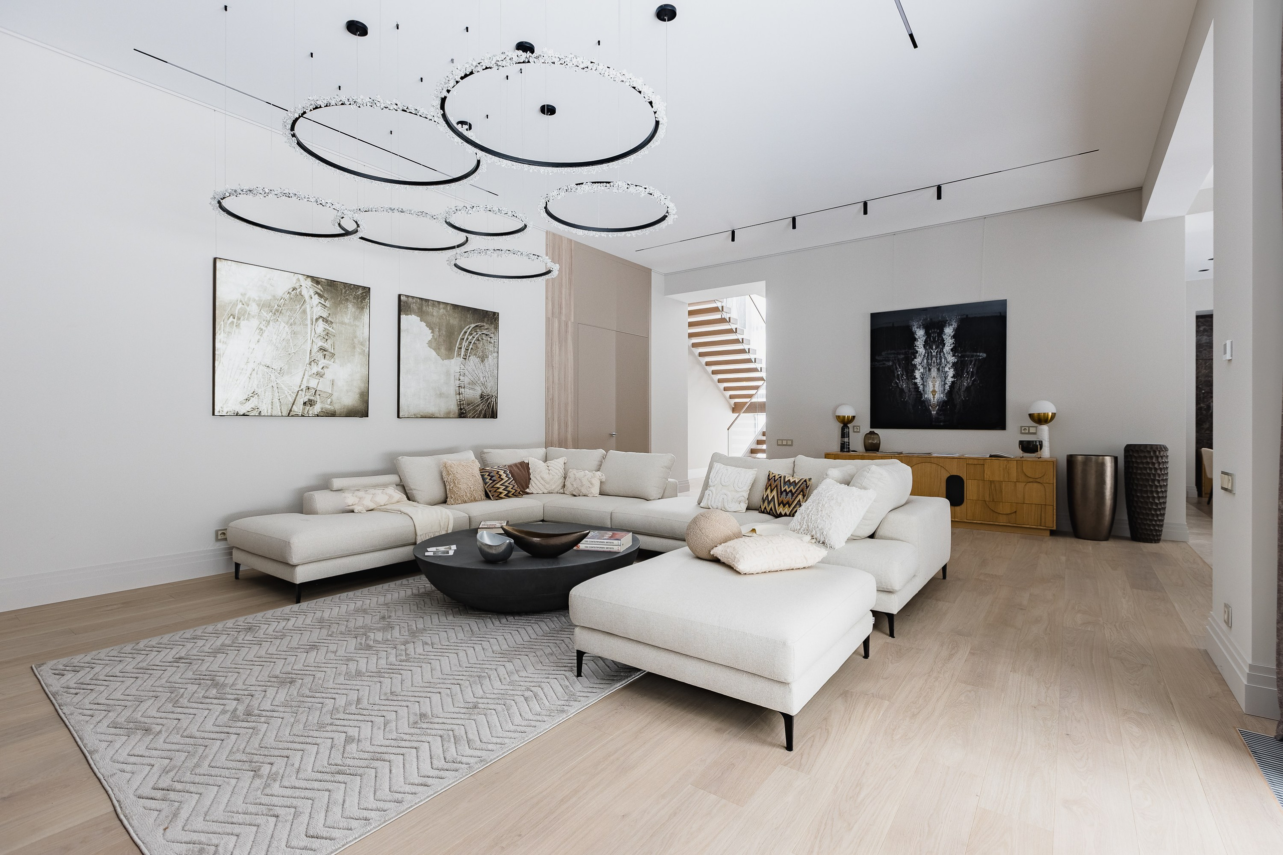 Дом в КП Маслово Парк. Интерьерный фотограф в Москве Роман Потапов