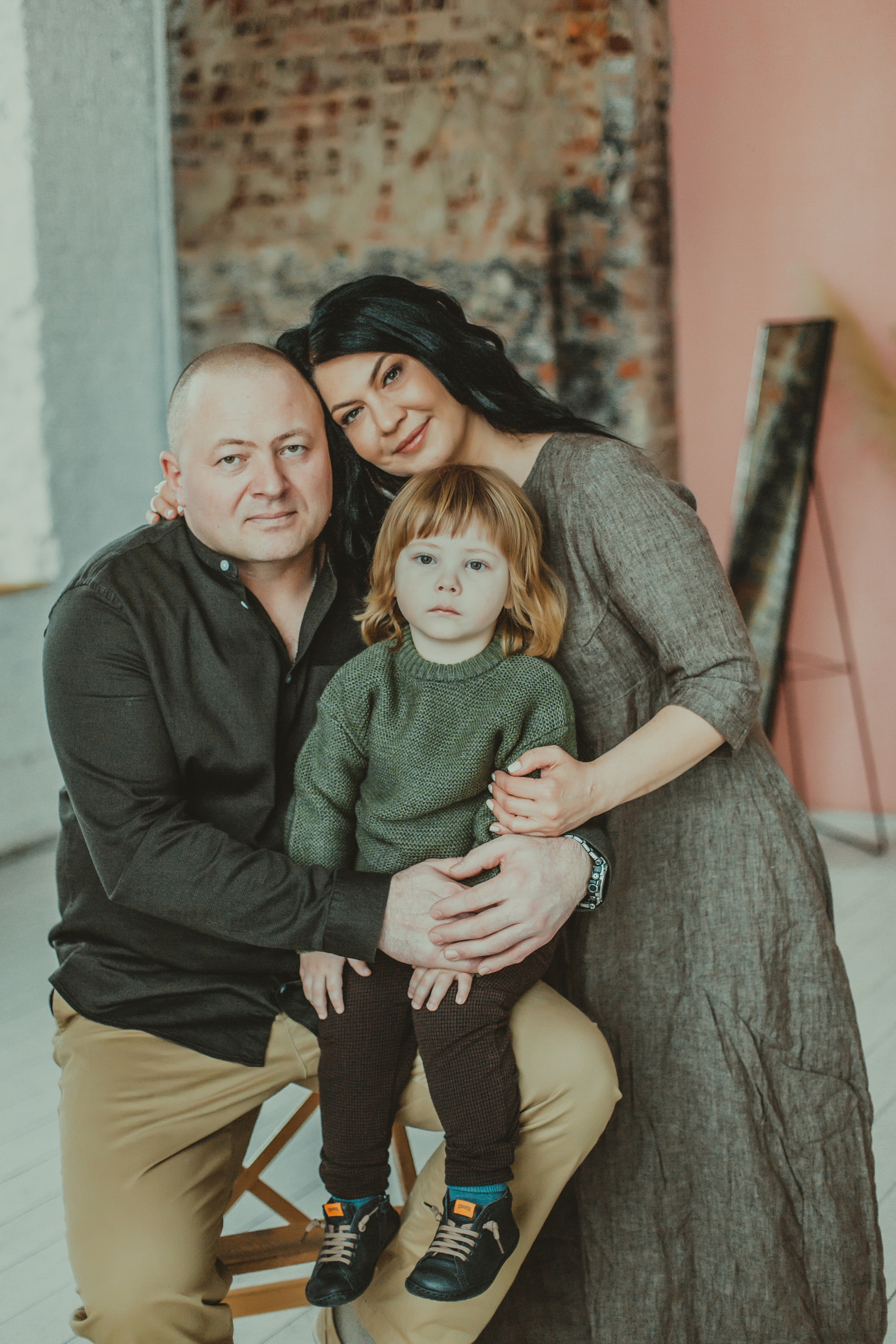 Оля и мужчины). Детский, свадебный и семейный фотограф Юлия Курбатова, Санкт-Петербург