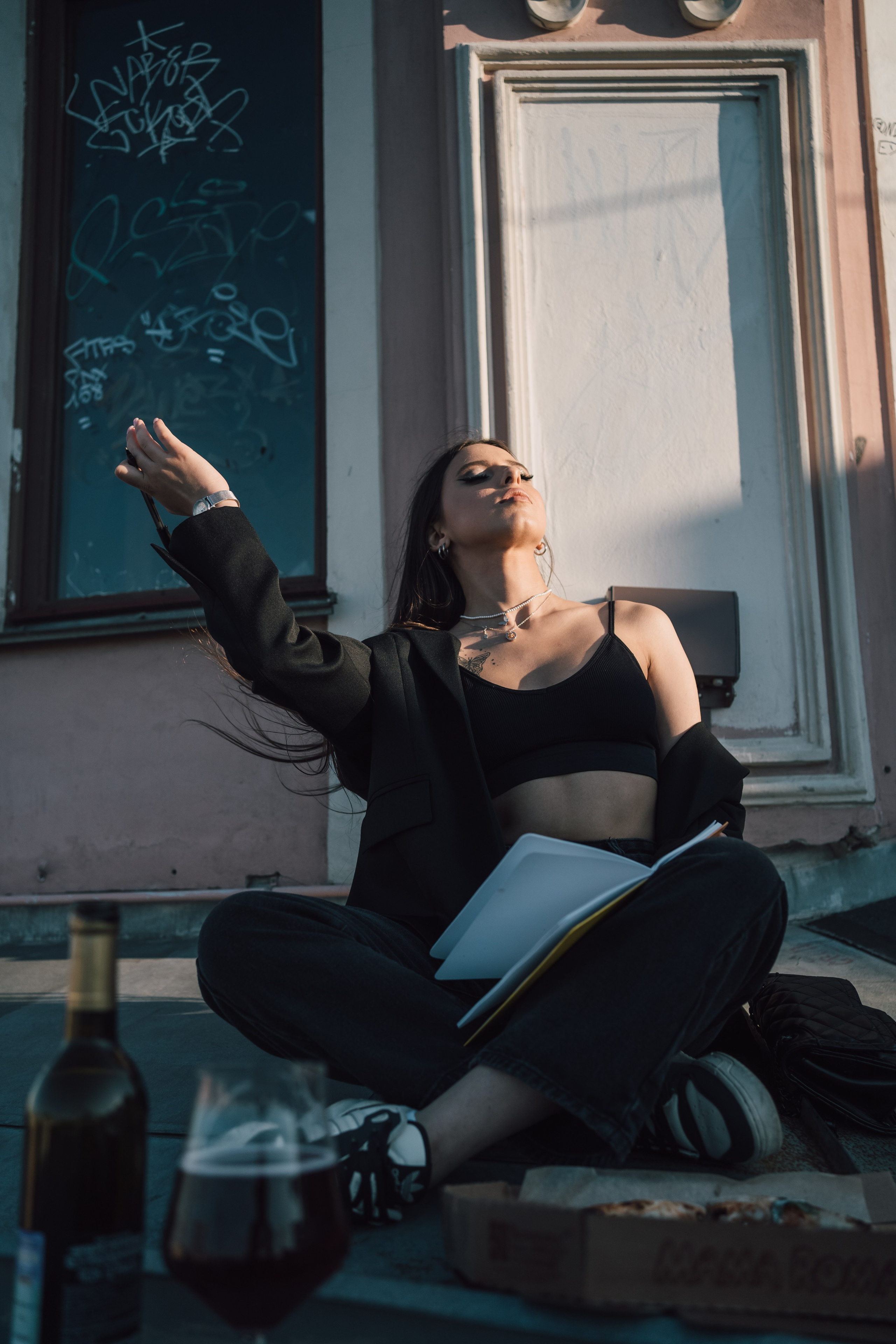 На крыше. Репортажный фотограф в Санкт-Петербурге. Фотограф на мероприятие в СПБ