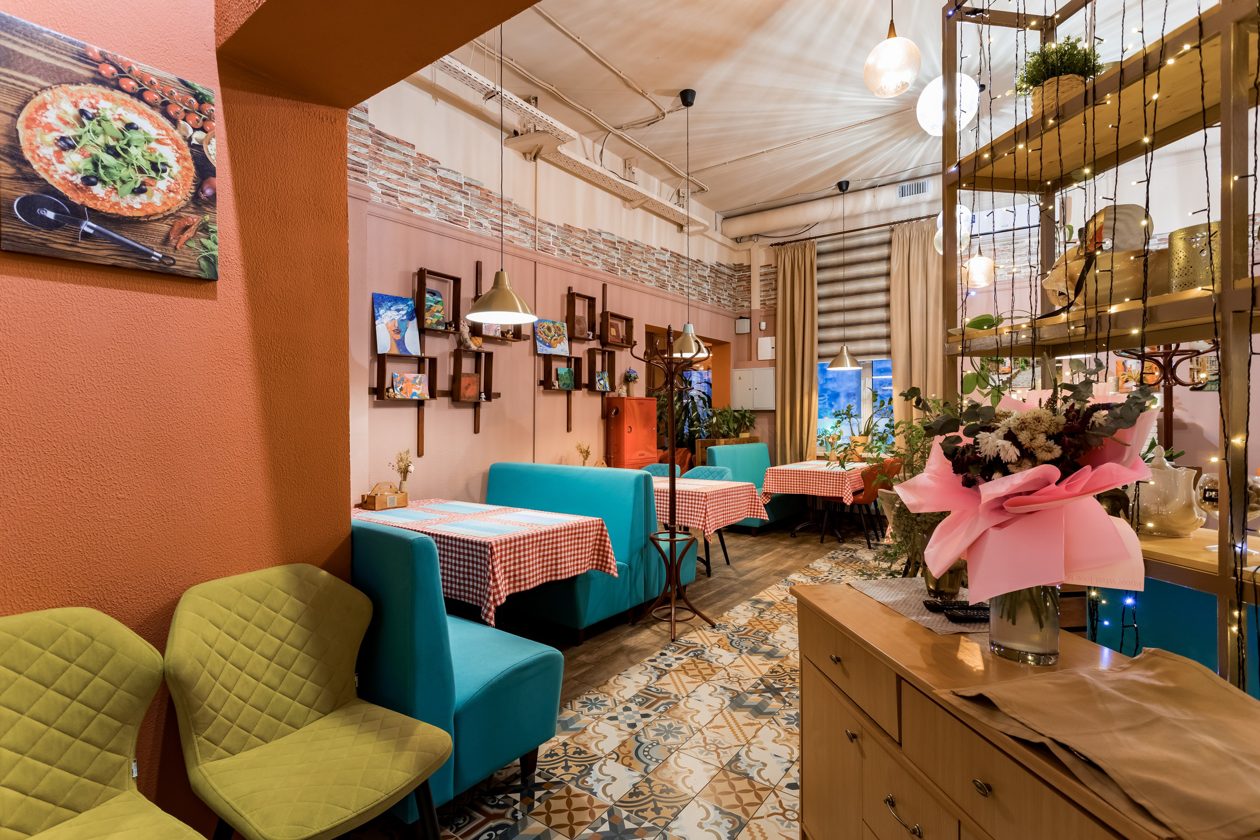 Кафе Giovane nonna в Реутове. Интерьеры, Контент, Портреты | Фотограф в Москве Дани Терно