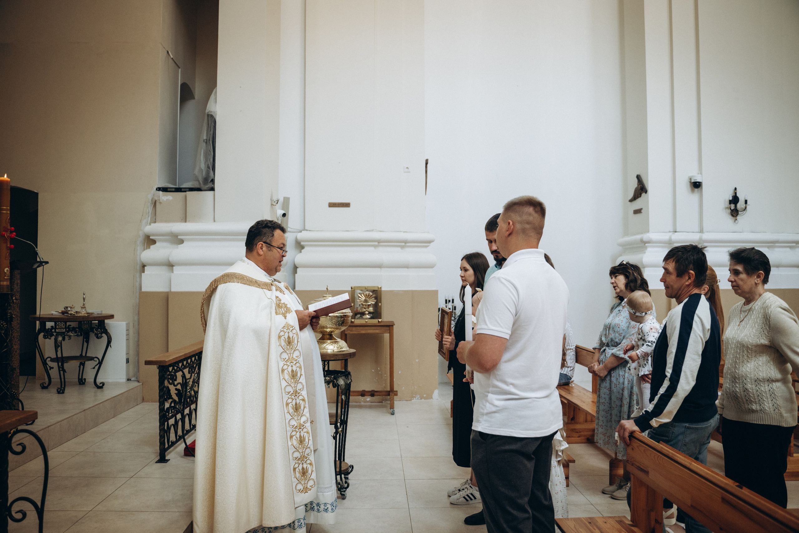 Крещение Леи (костёл в Заславле). Семейный фотограф в Минске Дарья Дреко