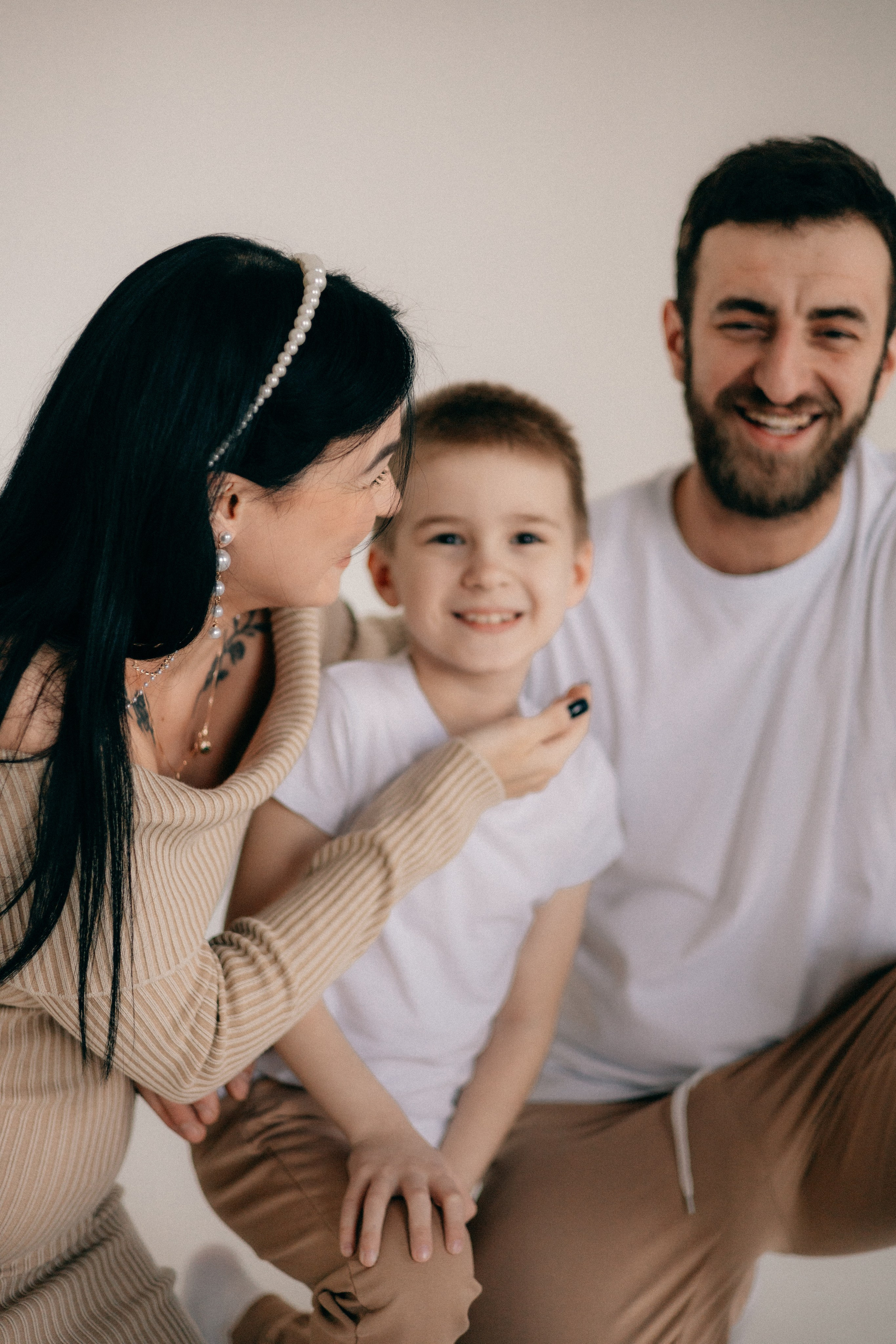 Евгения, Александр и Тимофей. Фотограф София Комкина