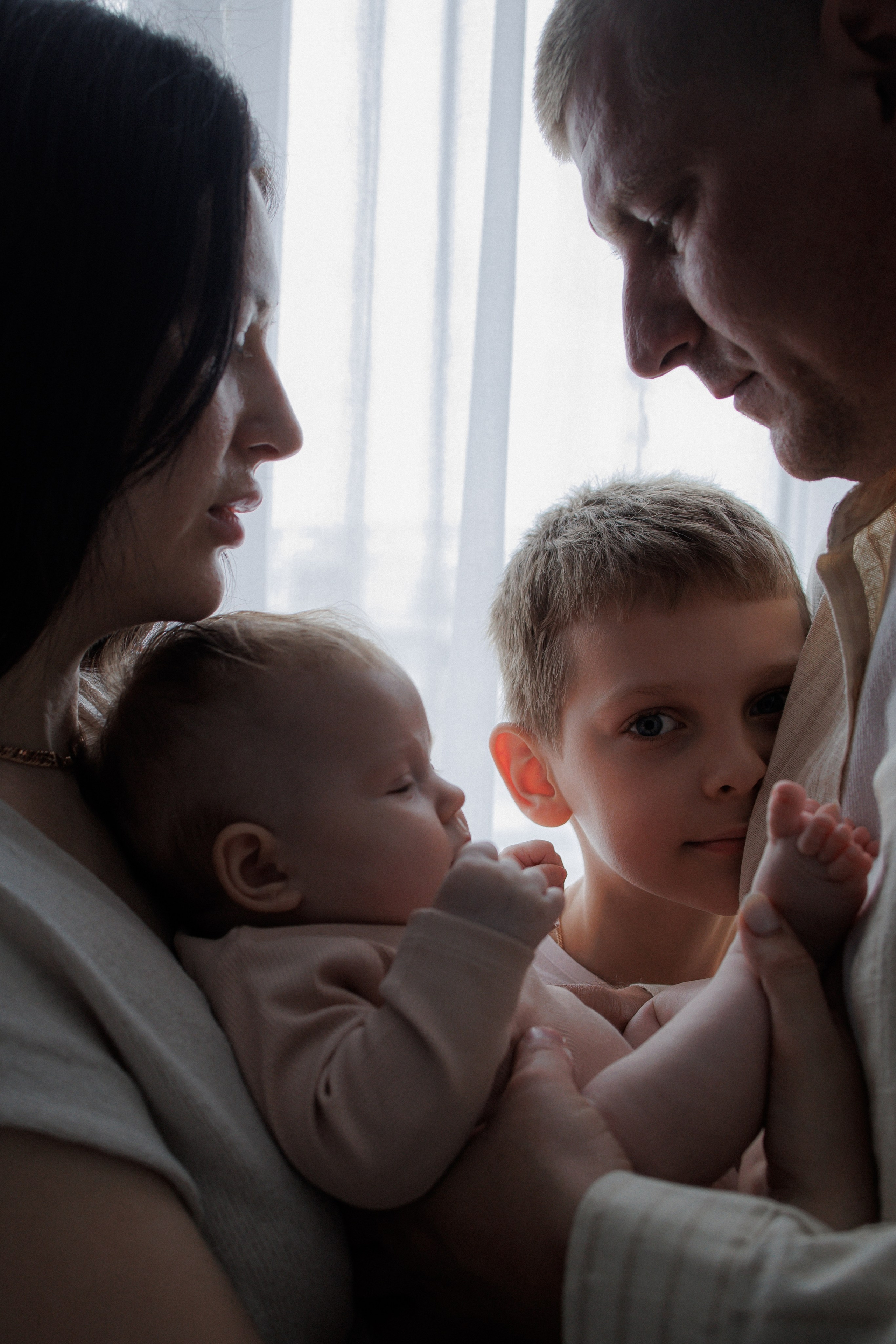 Наташа, Сергей, Мирон и Лукерья. Photograph Svetlana Volkova