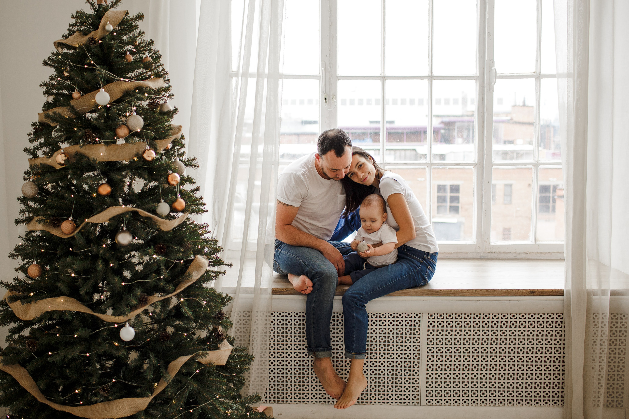 Семейная фотосессия в студии. Свадебный фотограф Кирилл Белый