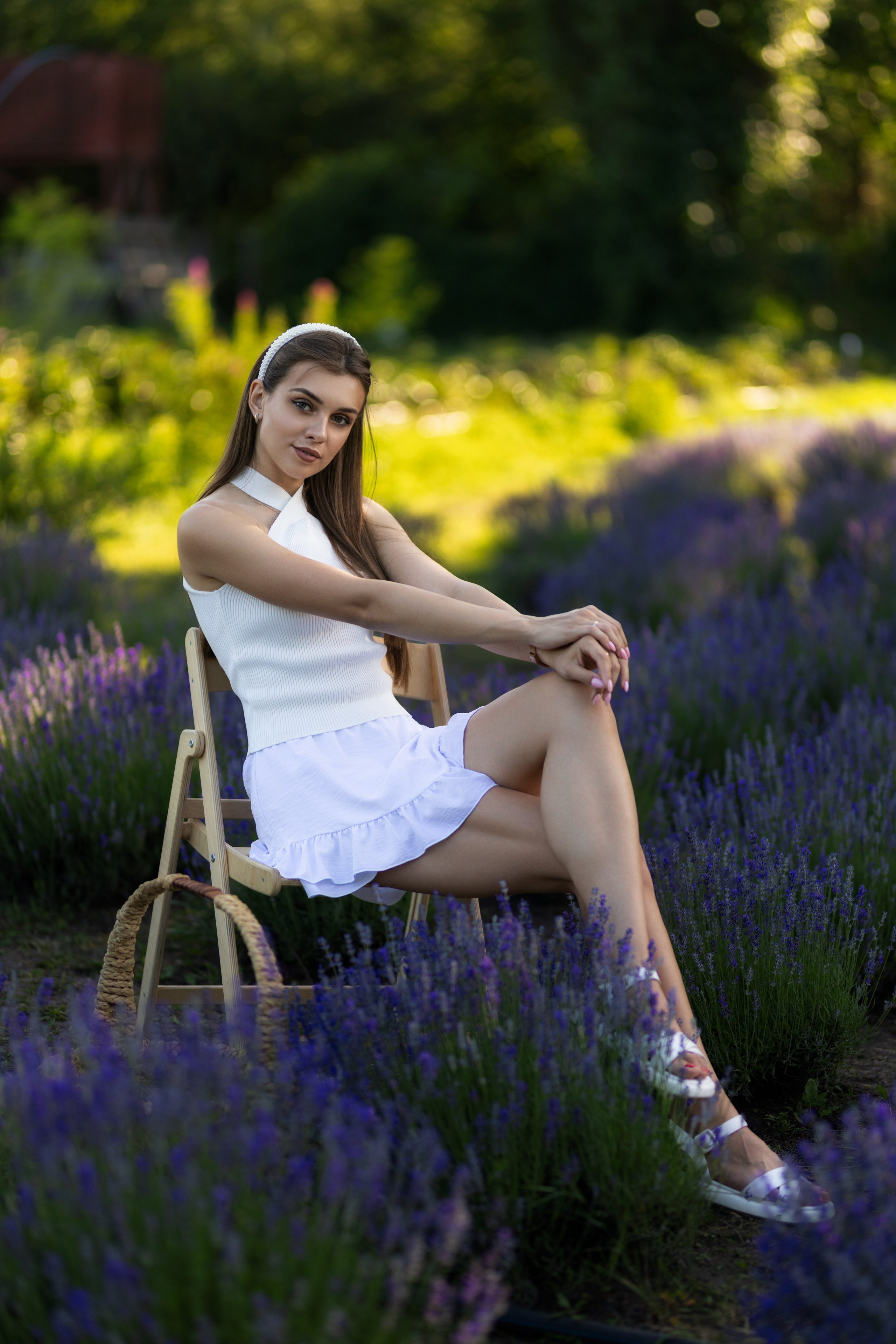 Съемка с Кариной в поле с лавандой в формате для «себя». Дмитрий Шульгин, портретный фотограф в Воронеже