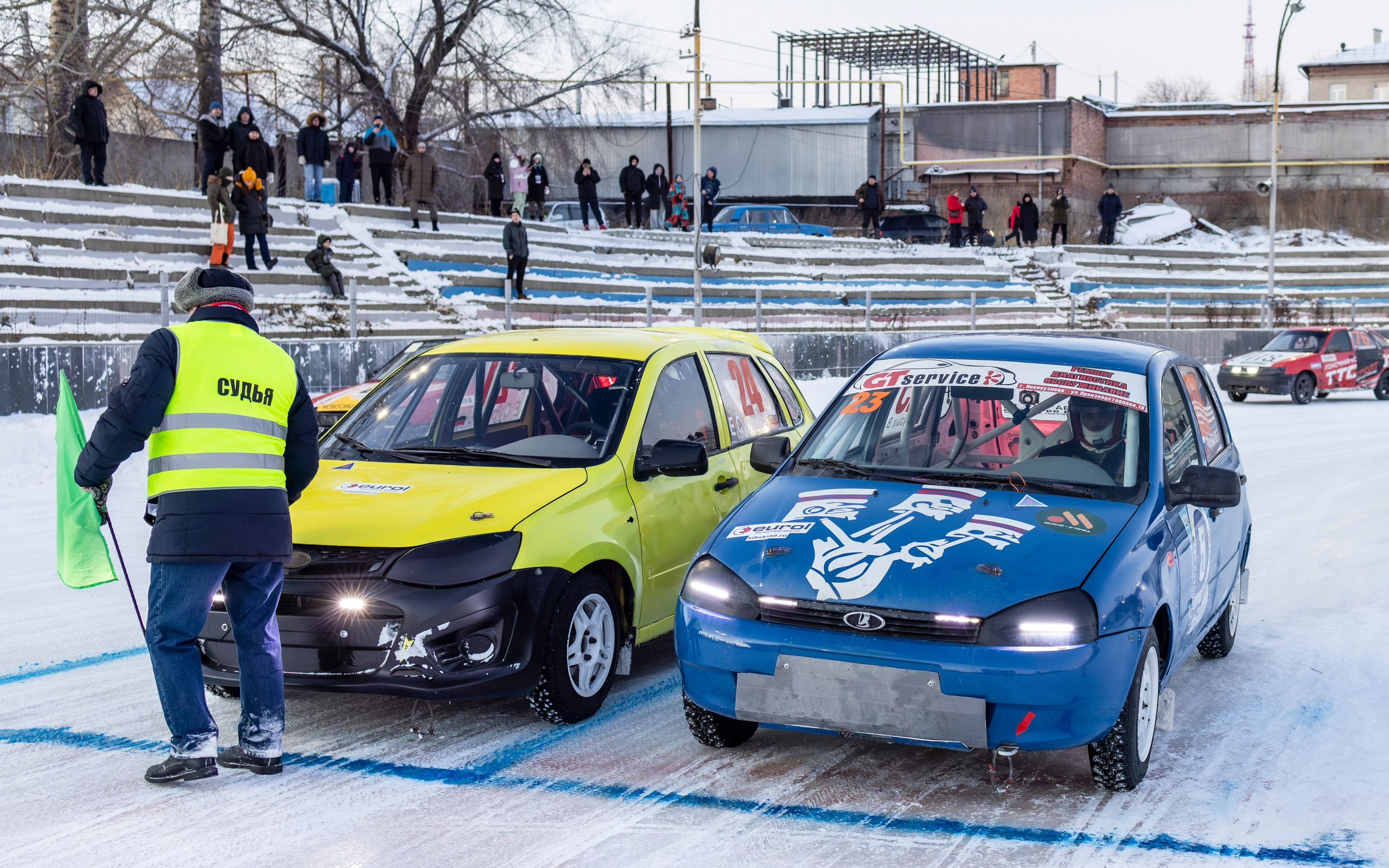 Автогонки «Трек 400» на льду. Bertran Ordo