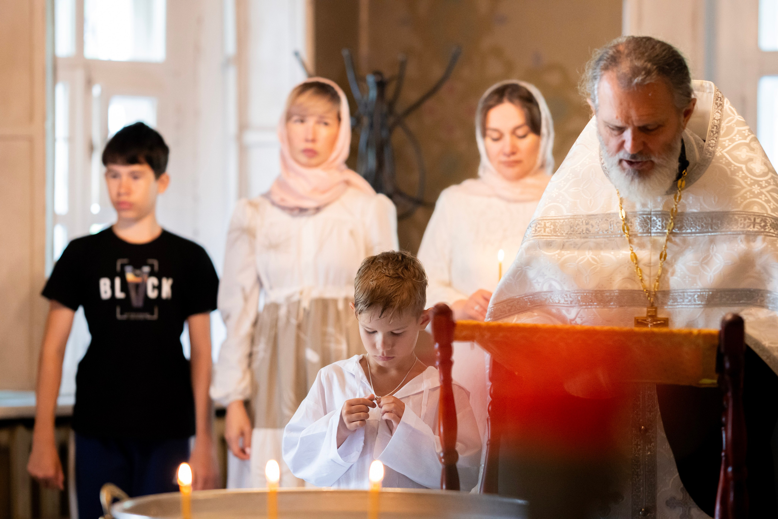 Крещение Даниила. Фотограф Юлия Попова