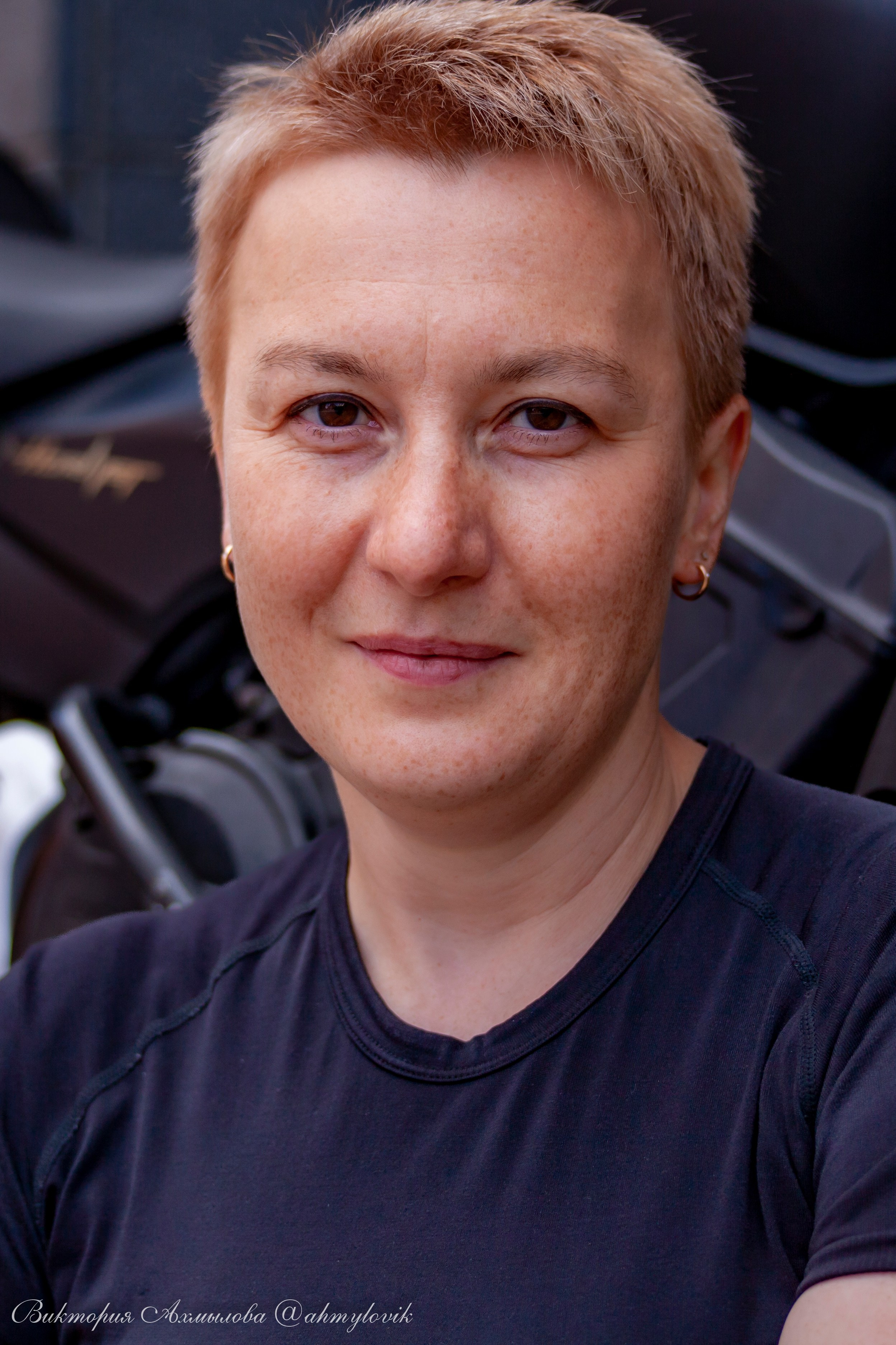 Катя и Хорнет (Honda CB 1000 Hornet). Виктория Ахмылова. Фотограф в Москве